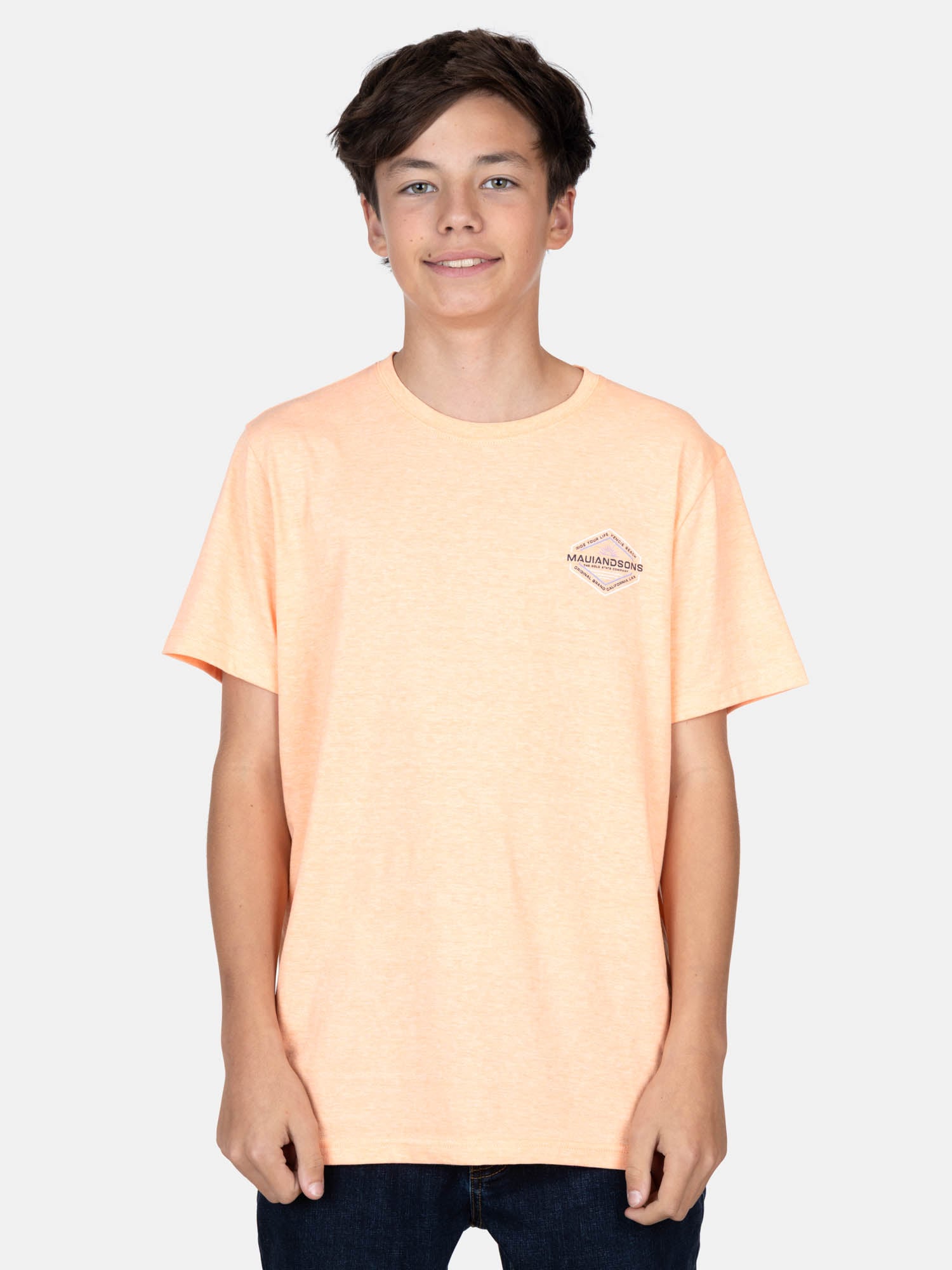 POLERA MC AGUA NARANJA INFANTIL MAUI AND SONS - 1