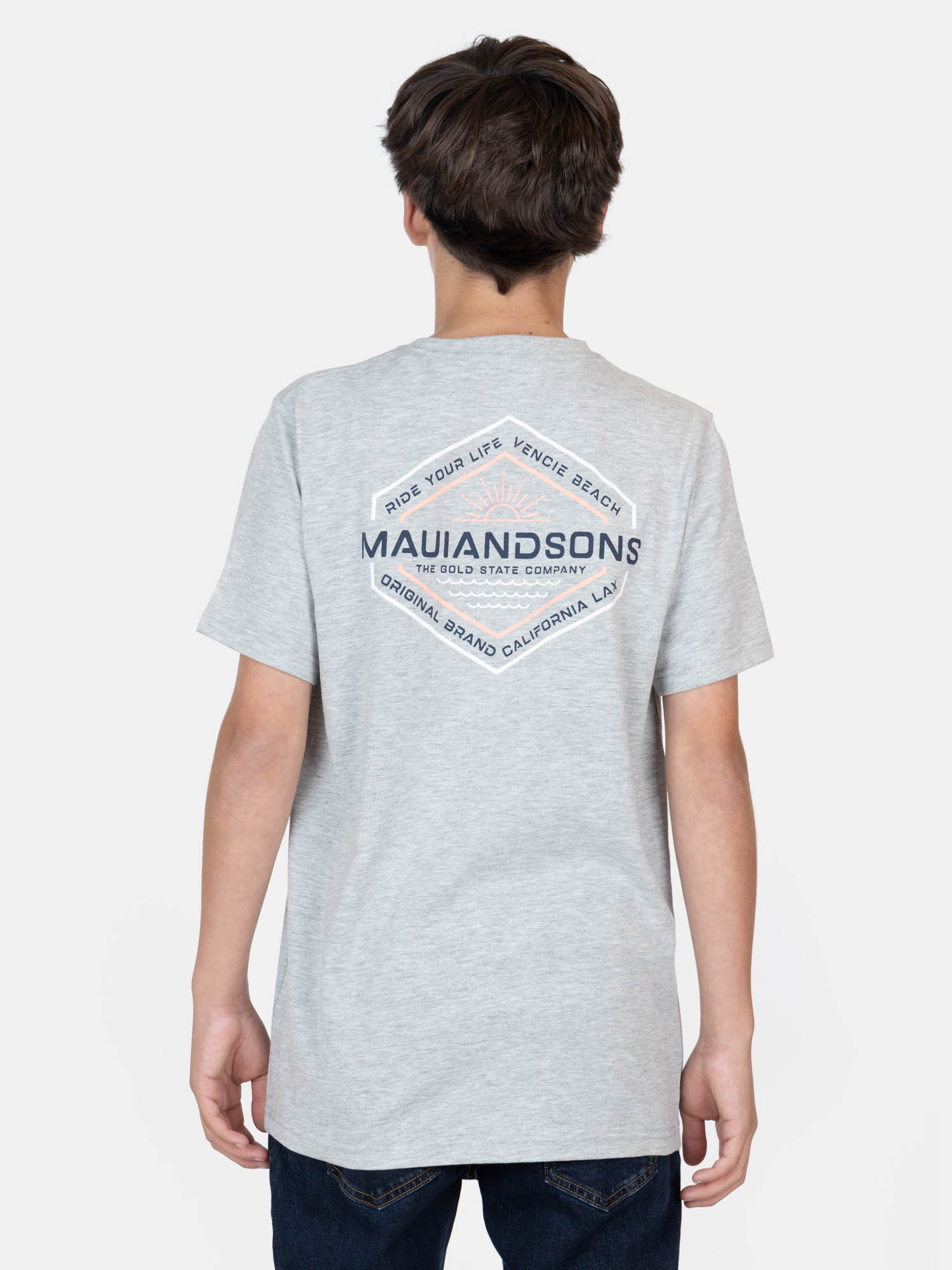 POLERA MC AGUA GRIS INFANTIL MAUI AND SONS - 2