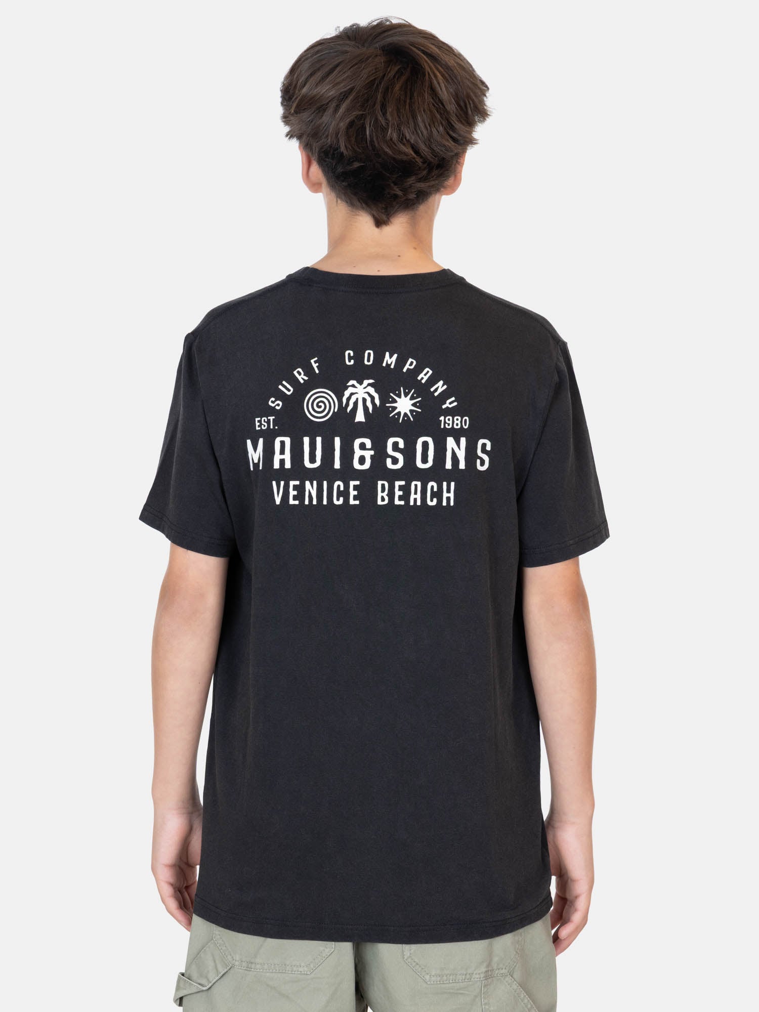 POLERA MC CITYRUSH EN COLOR NEGRO INFANTIL MAUI AND SONS - 2