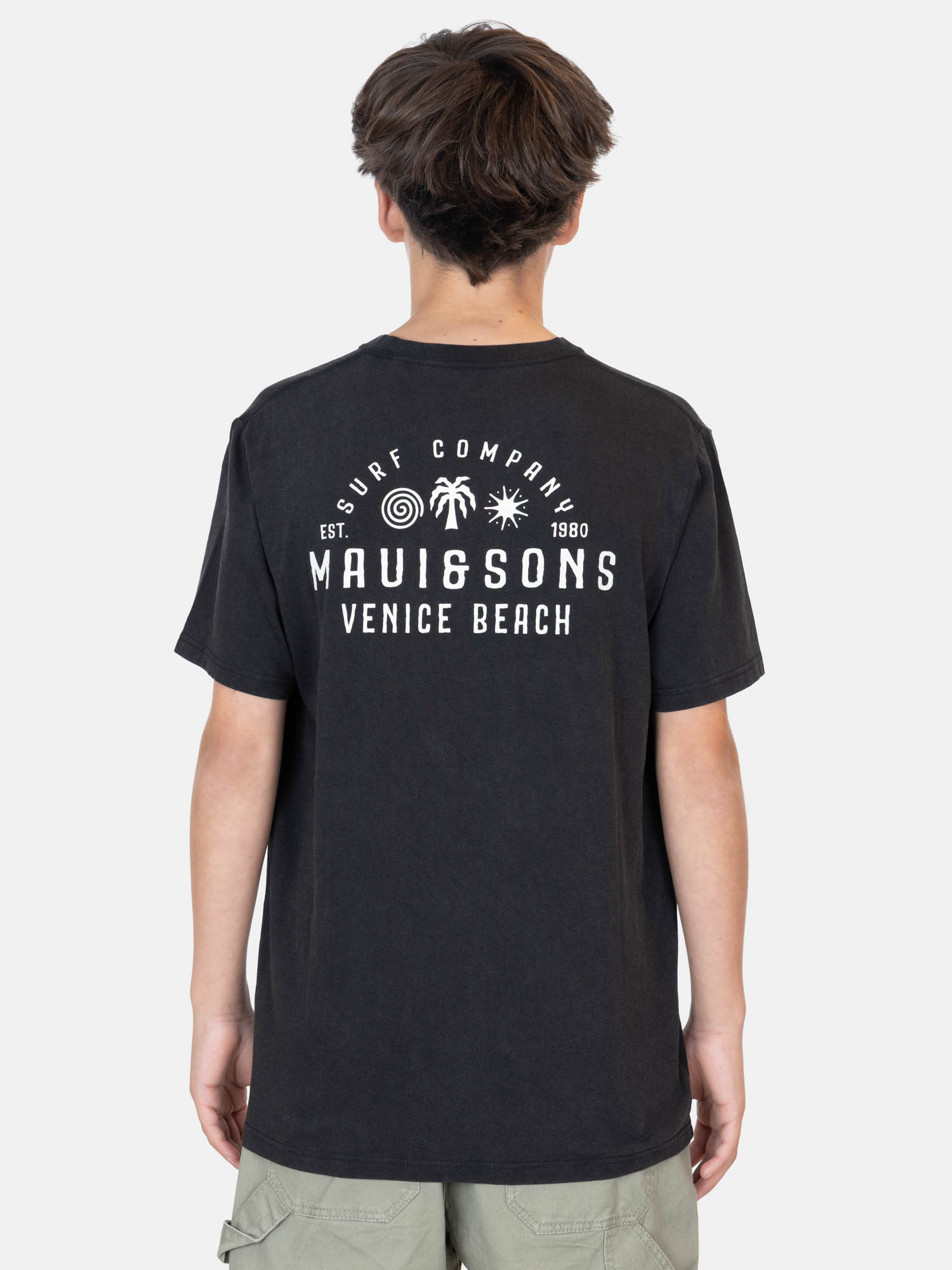 POLERA MC CITYRUSH EN COLOR NEGRO INFANTIL MAUI AND SONS - 2