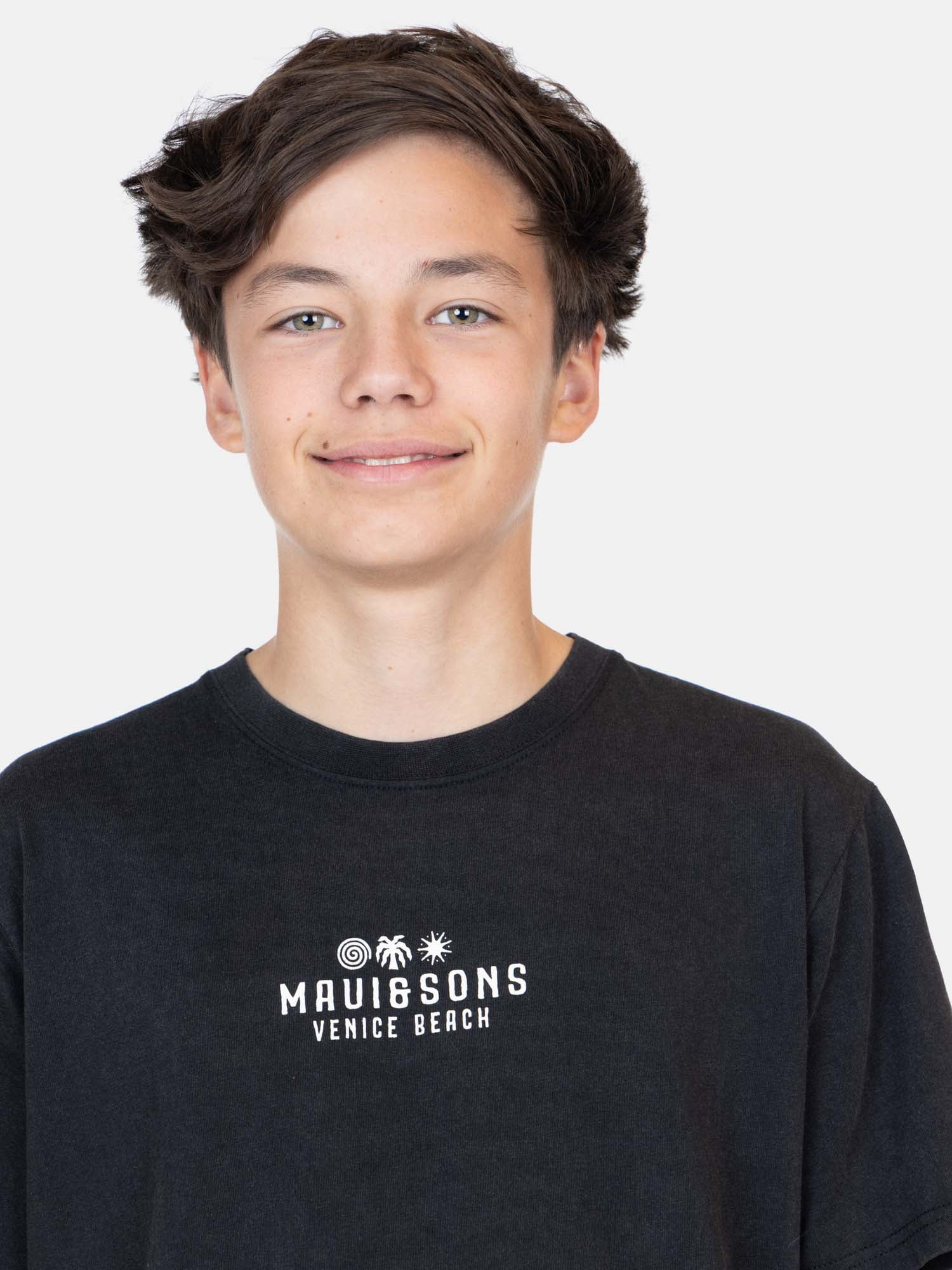 POLERA MC CITYRUSH EN COLOR NEGRO INFANTIL MAUI AND SONS - 3