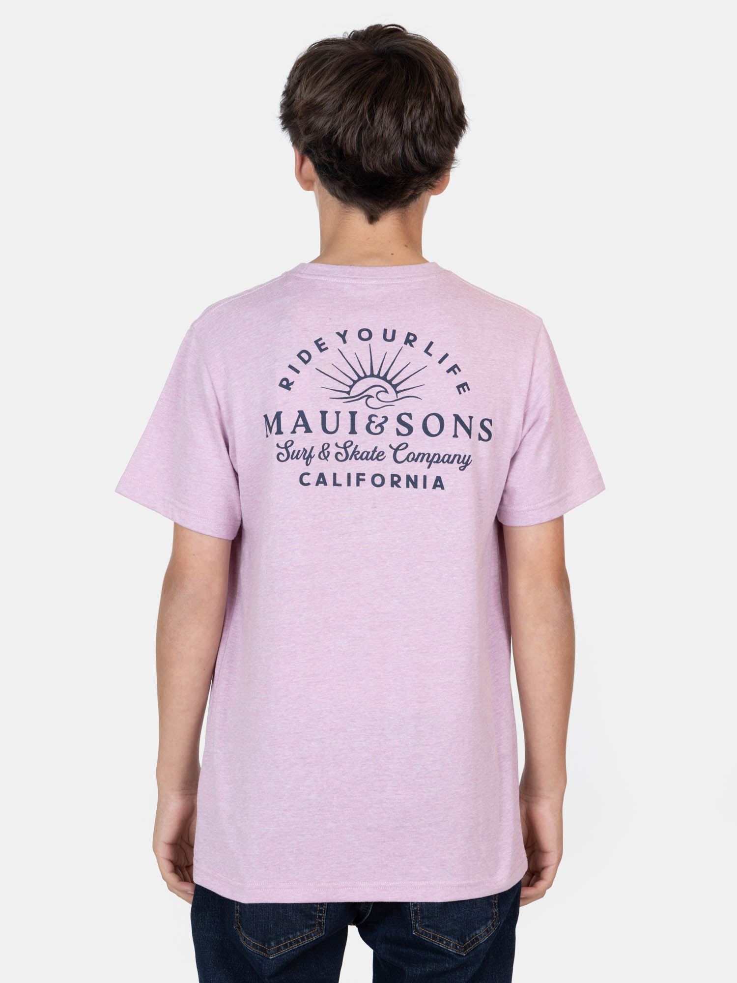 POLERA MC CIELO PLAYERO BURDEO INFANTIL MAUI AND SONS - 2