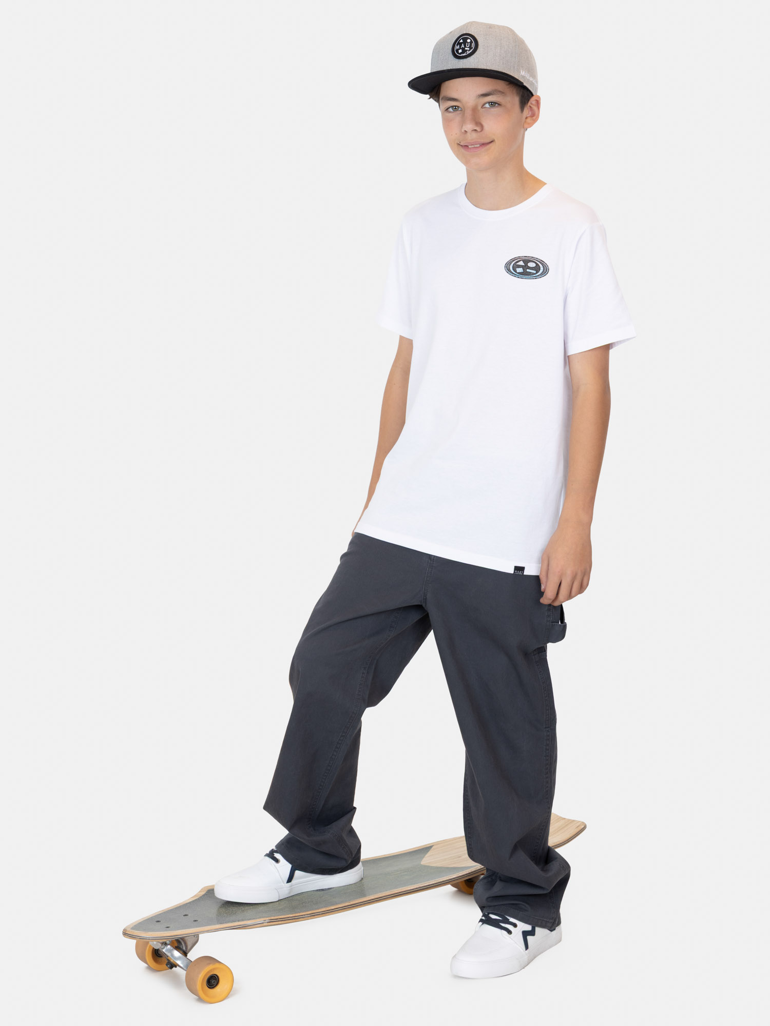 POLERA MC TROPITIDE EN COLOR BLANCO INFANTIL MAUI AND SONS - 4