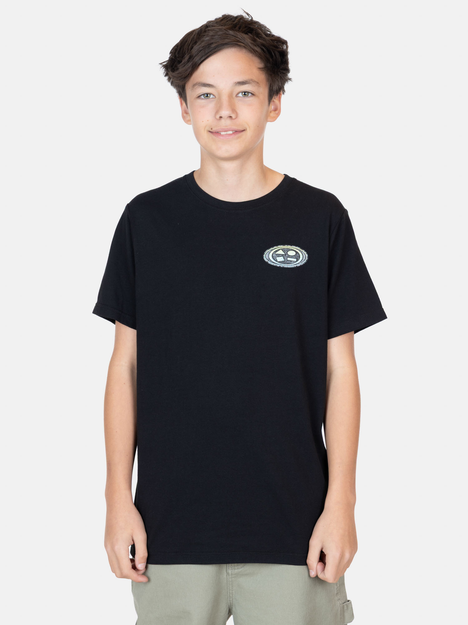 POLERA MC TROPITIDE EN COLOR NEGRO INFANTIL MAUI AND SONS - 1