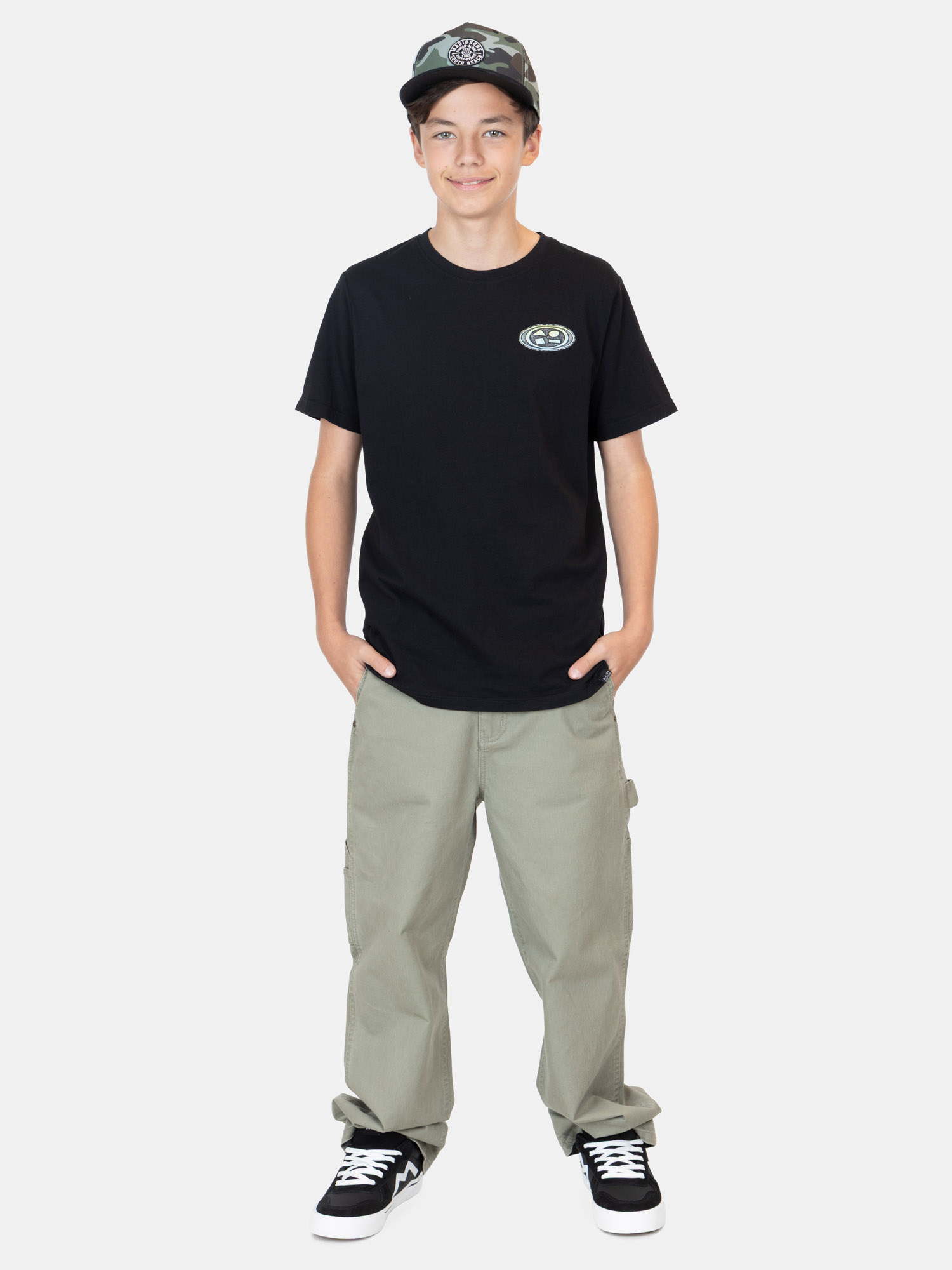 POLERA MC TROPITIDE EN COLOR NEGRO INFANTIL MAUI AND SONS - 4