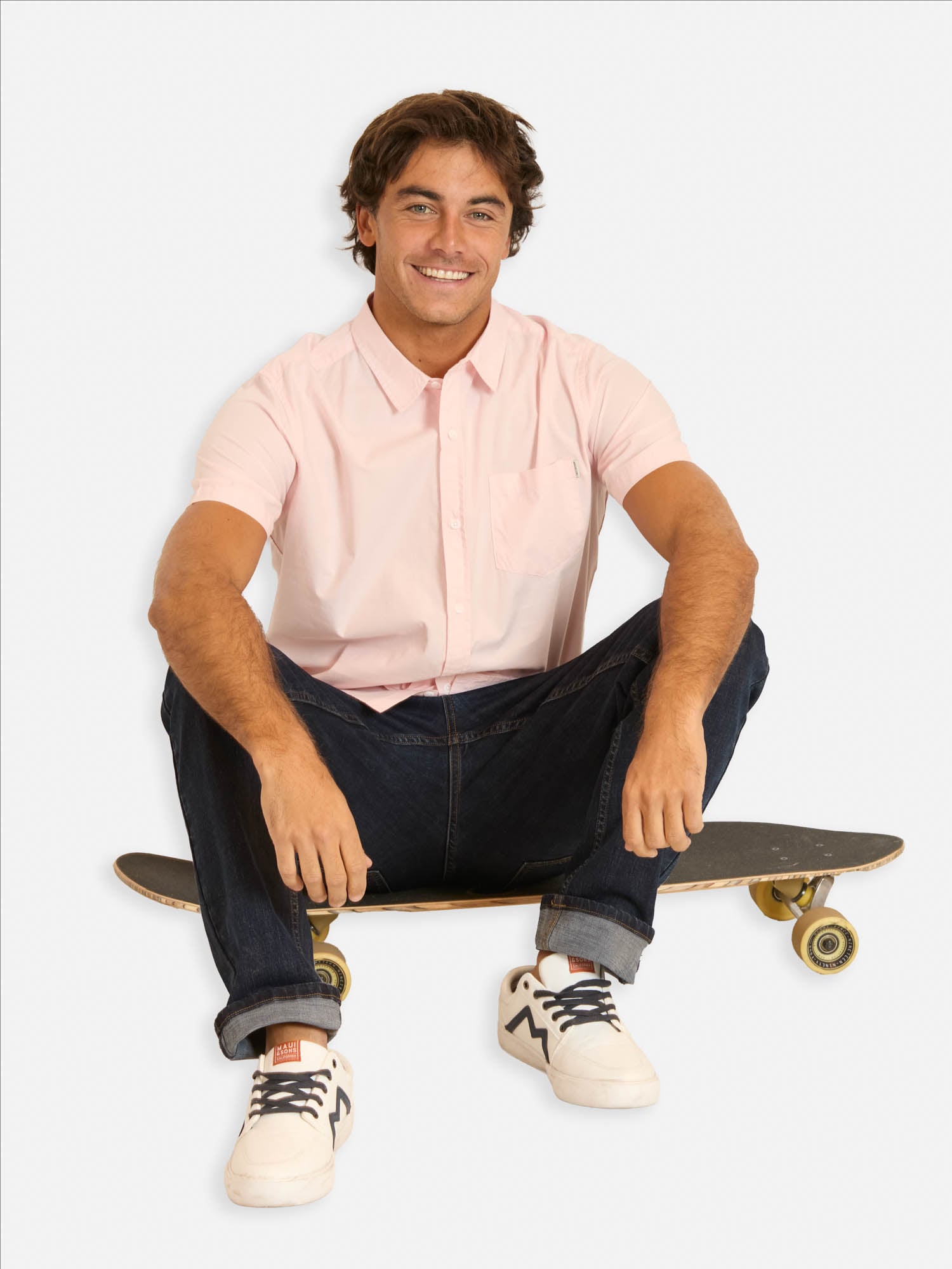 CAMISA MC TEORA ROSADO HOMBRE MAUI AND SONS - 4
