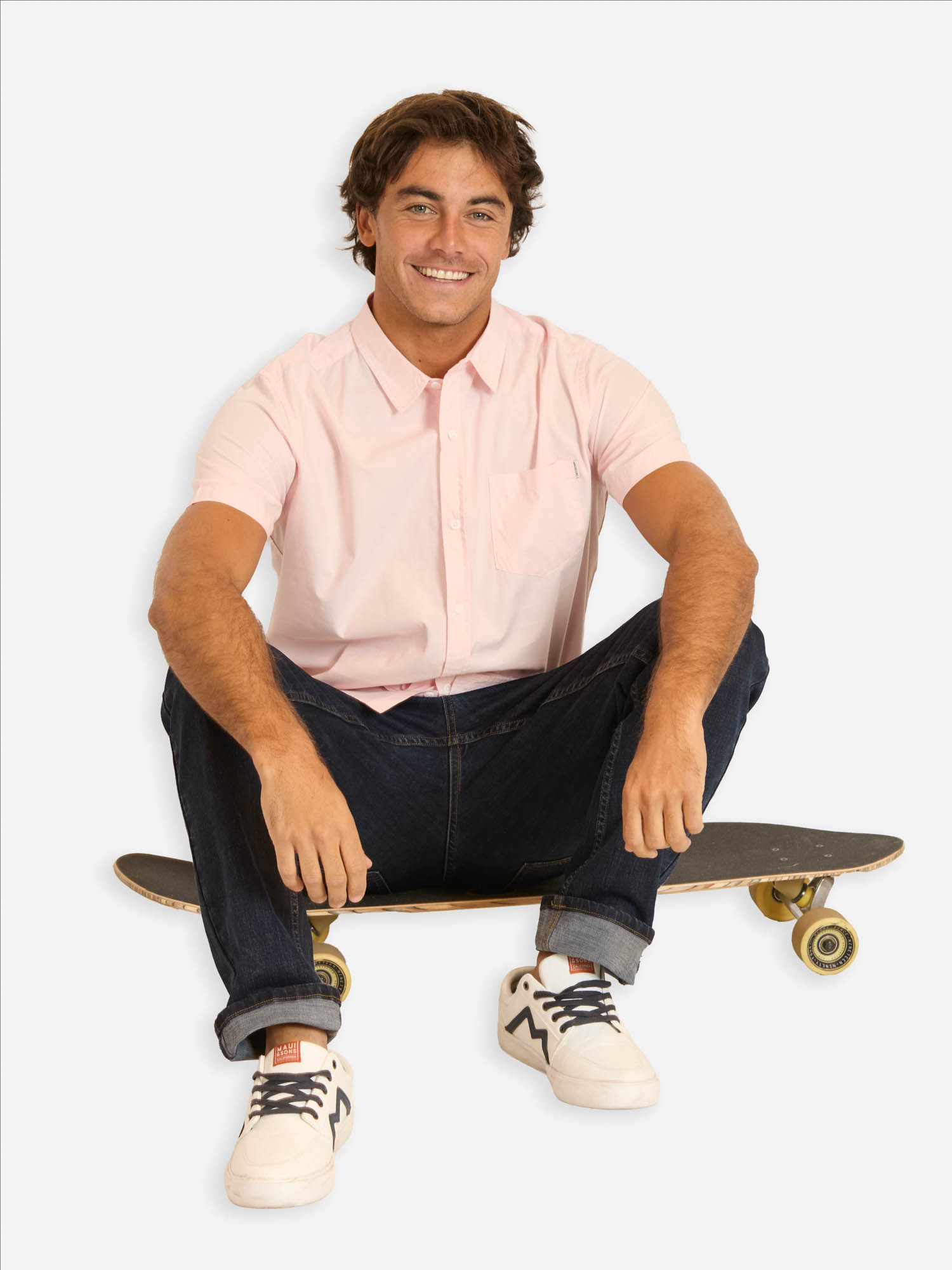 CAMISA MC TEORA ROSADO HOMBRE MAUI AND SONS - 4
