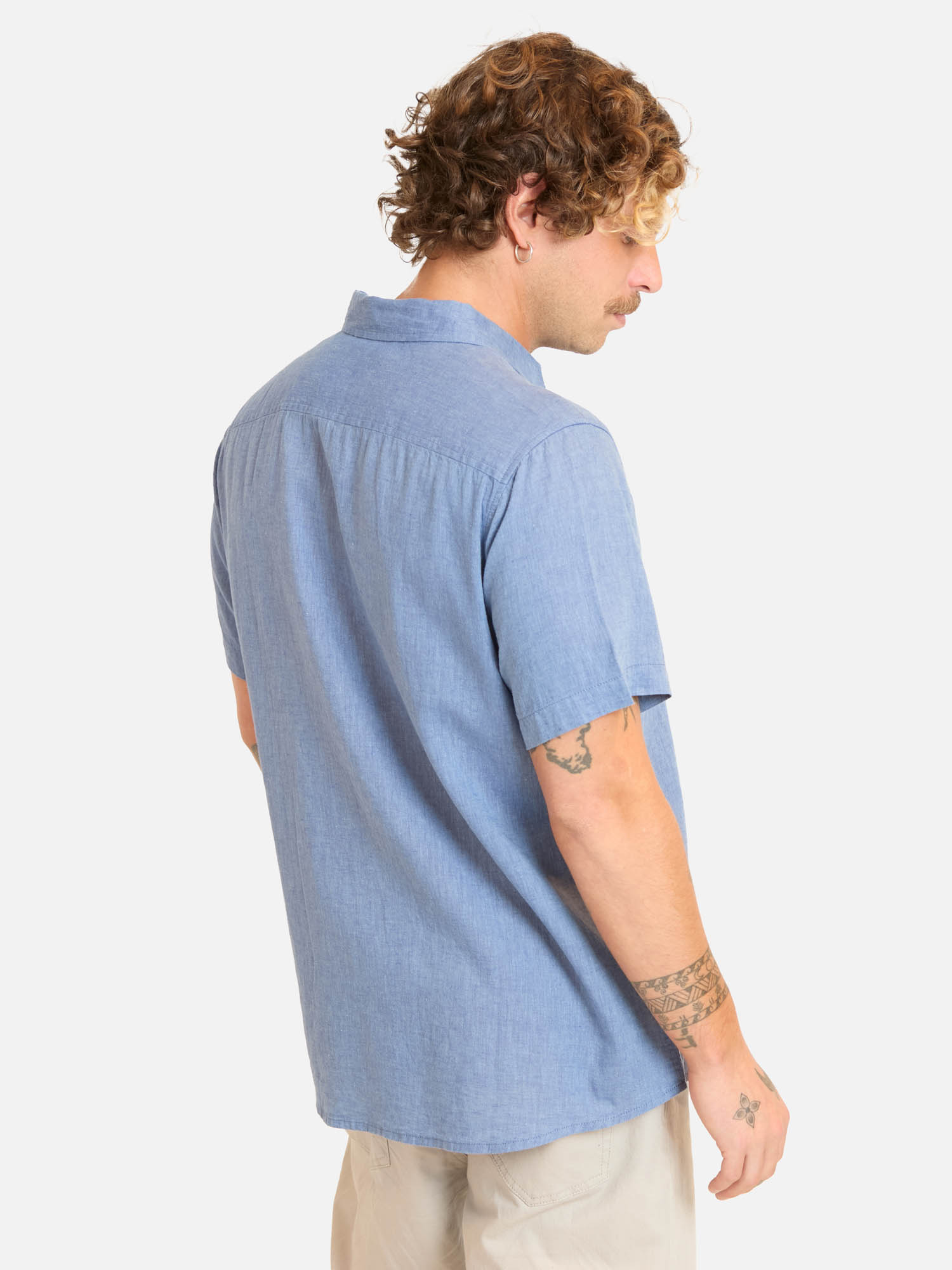 CAMISA MC KAIRU CELESTE HOMBRE MAUI AND SONS - 2