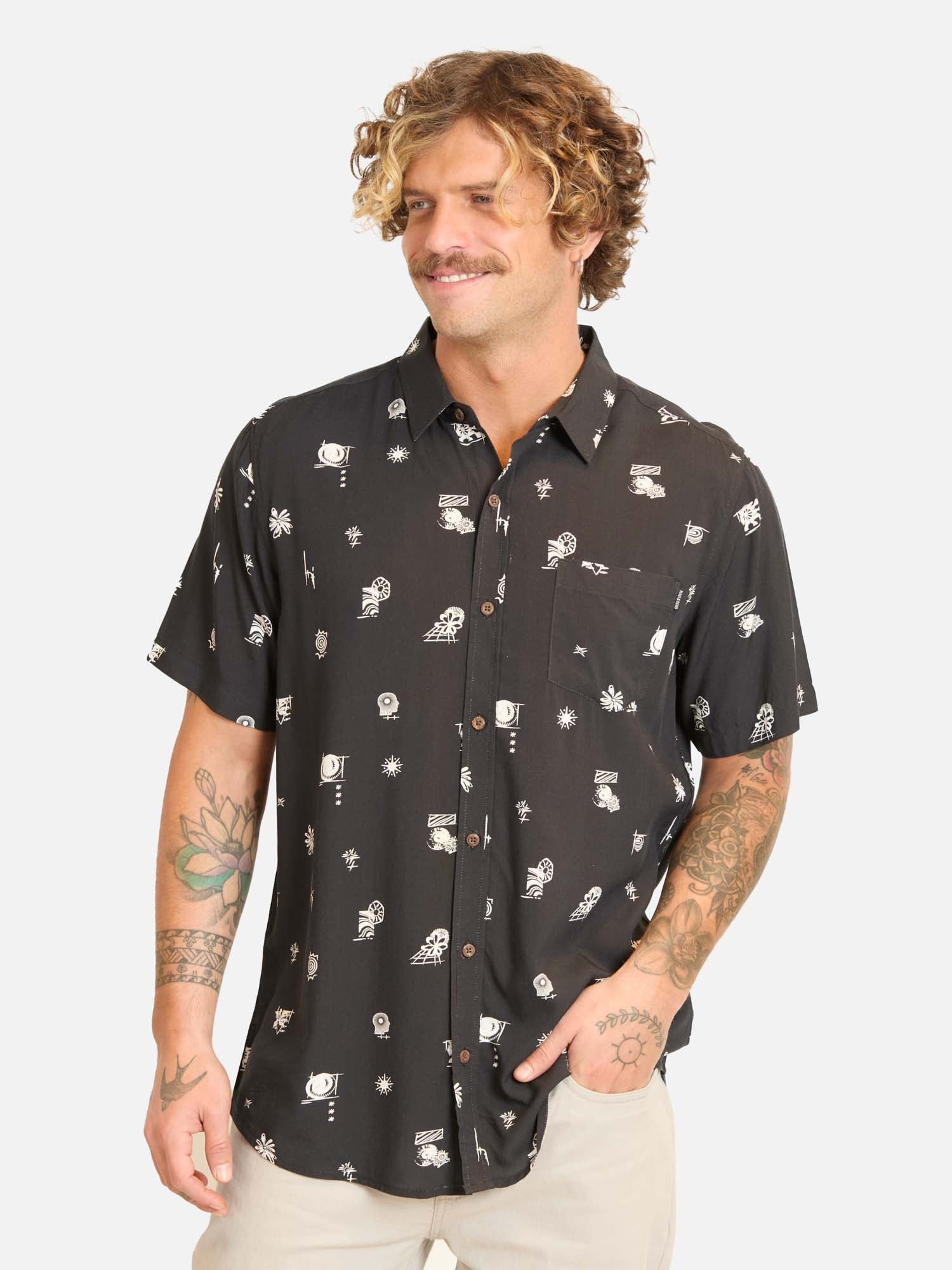 CAMISA MC NULANI MULTICOLOR HOMBRE MAUI AND SONS - 1