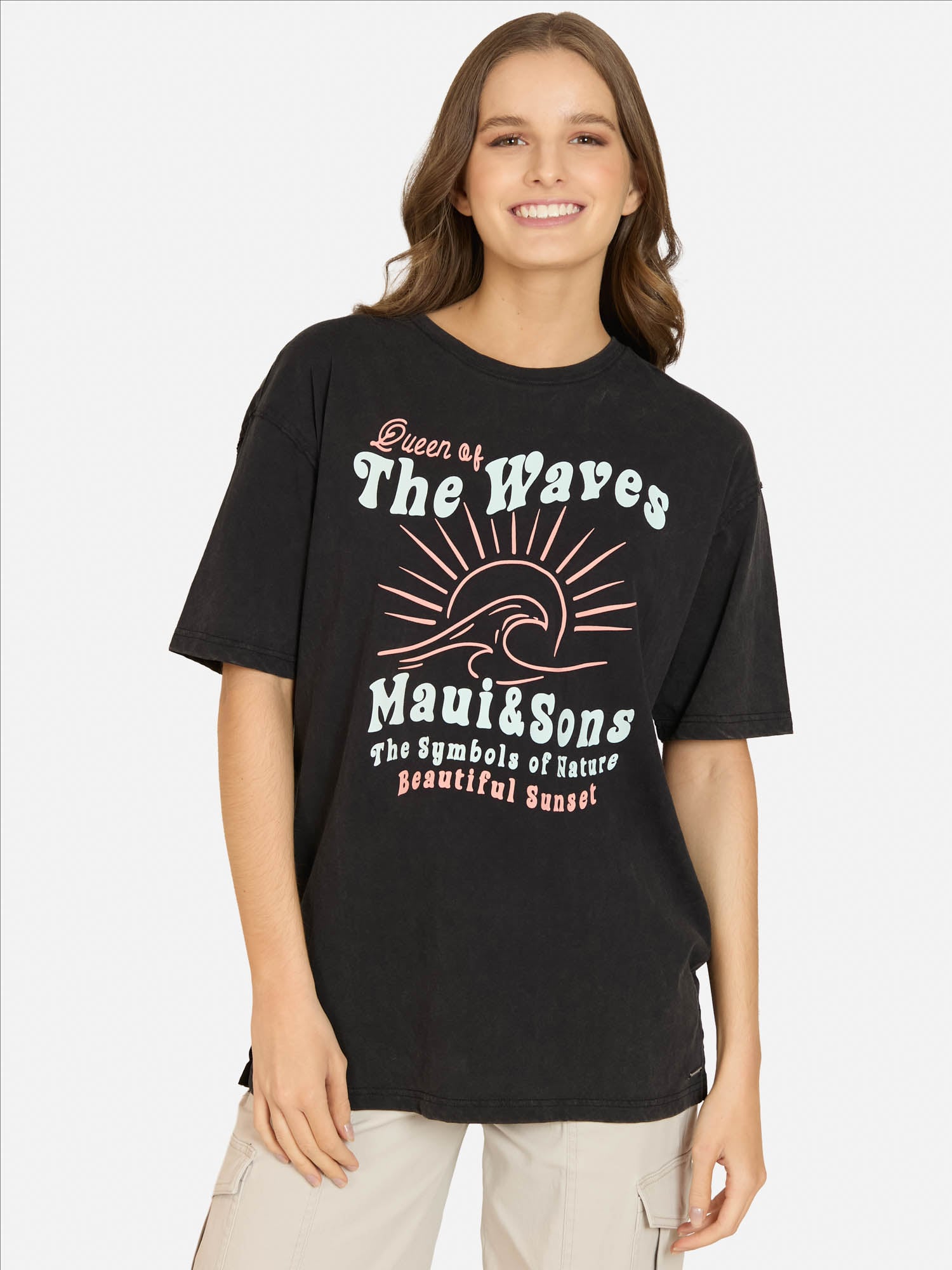 POLERA MC MYRALI EN COLOR NEGRO MUJER MAUI AND SONS - 1