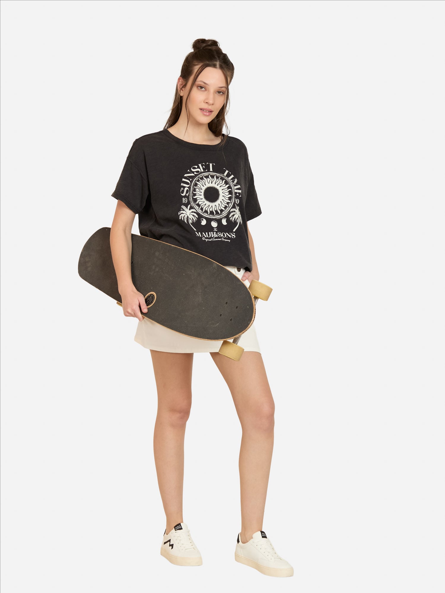 POLERA MC SIRENE EN COLOR NEGRO MUJER MAUI AND SONS - 4