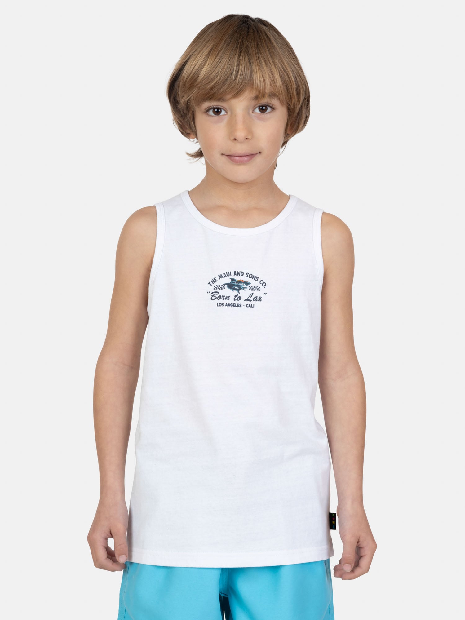 POLERA SM TIKON EN COLOR BLANCO INFANTIL MAUI AND SONS - 1