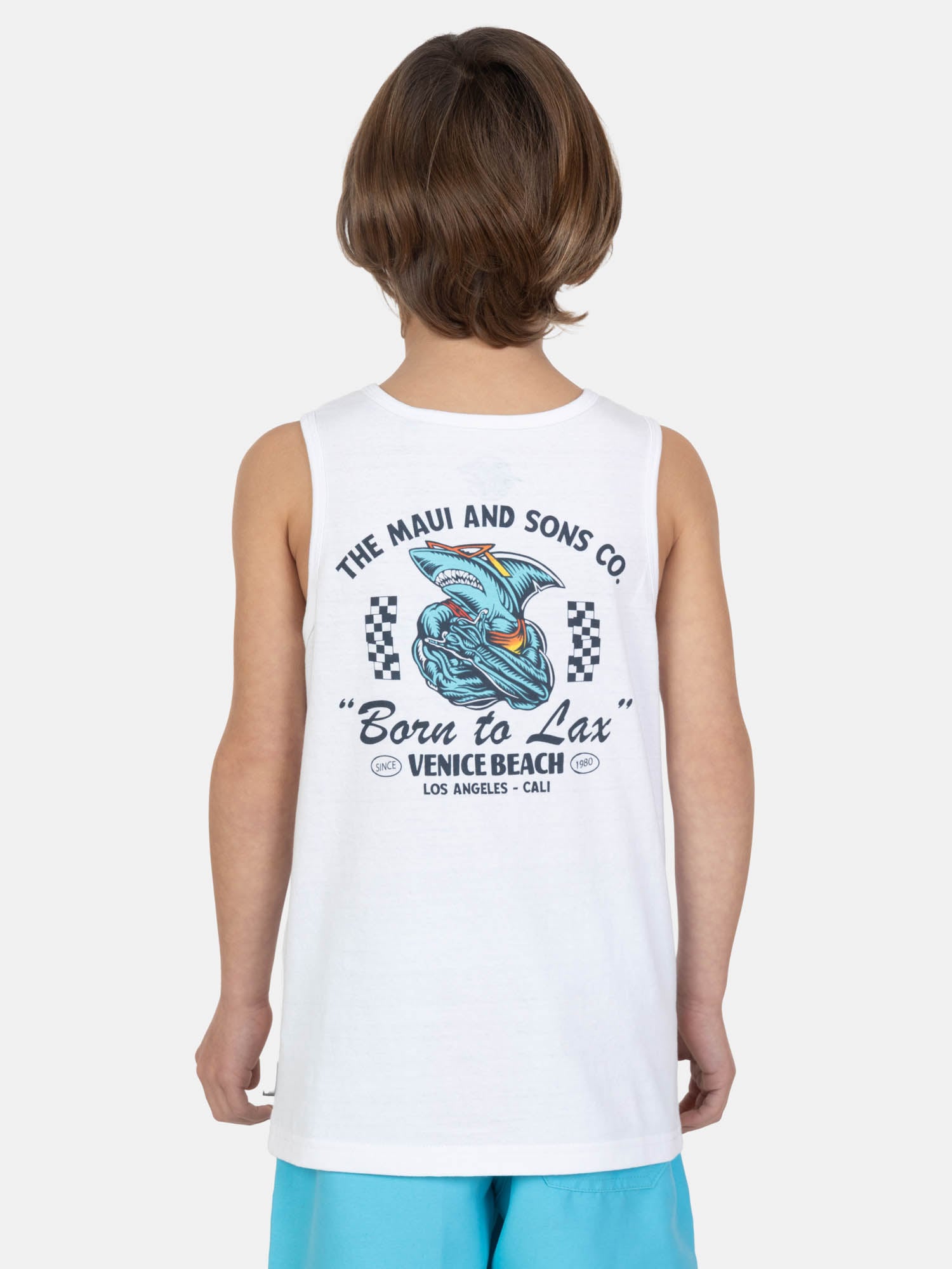 POLERA SM TIKON EN COLOR BLANCO INFANTIL MAUI AND SONS - 2