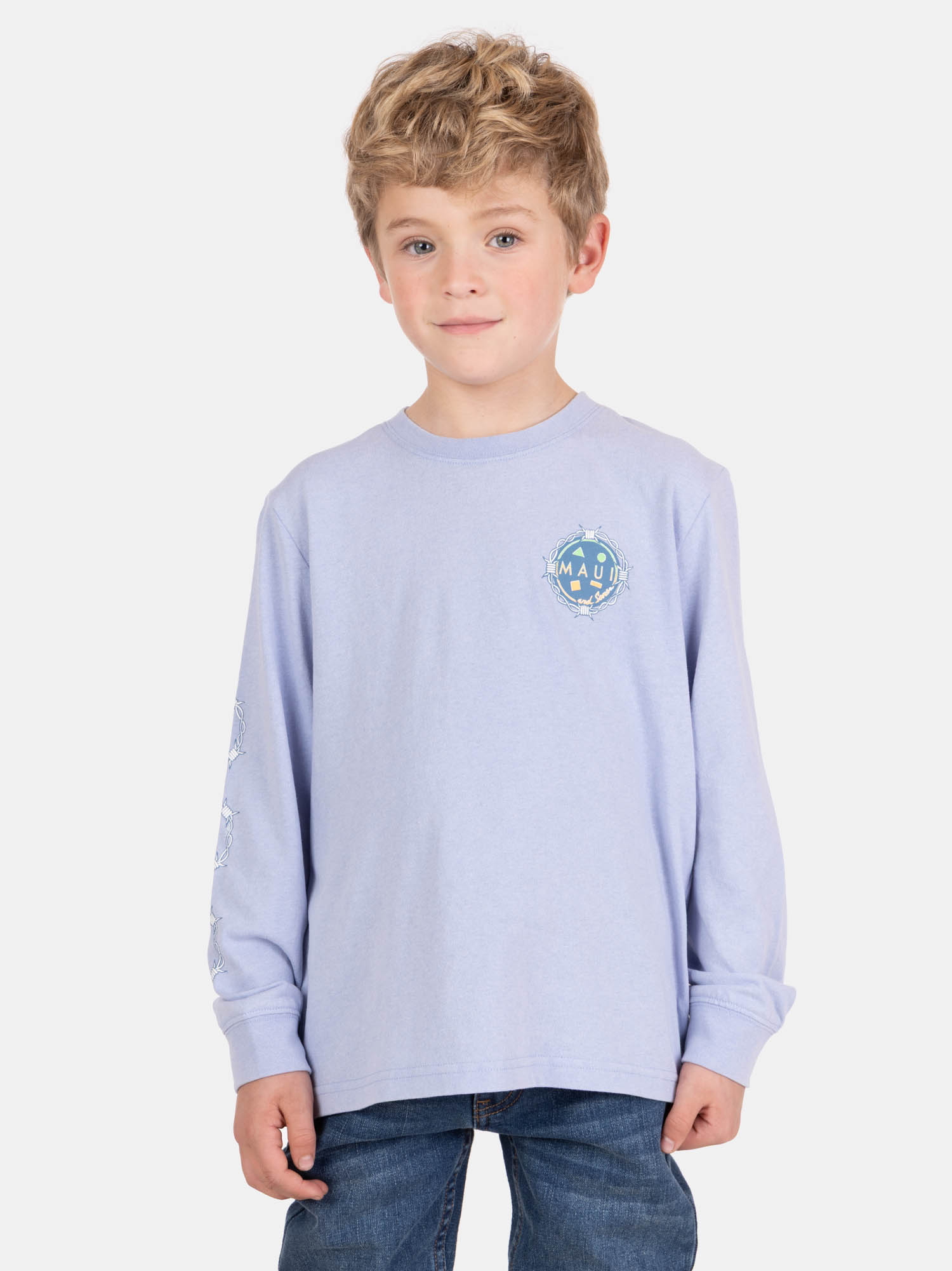 POLERA ML KUMU MORADO INFANTIL MAUI AND SONS - 1