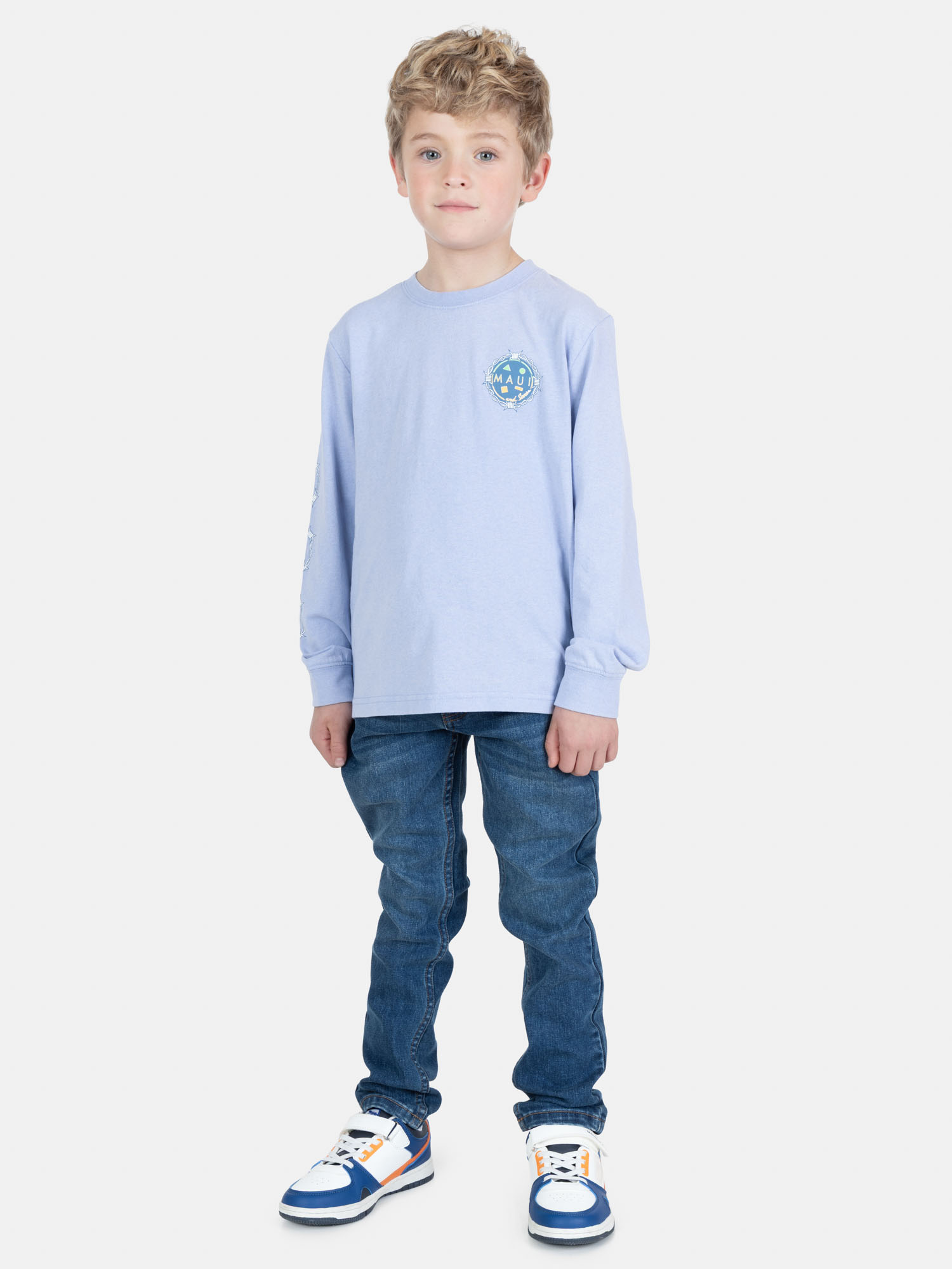 POLERA ML KUMU MORADO INFANTIL MAUI AND SONS - 4