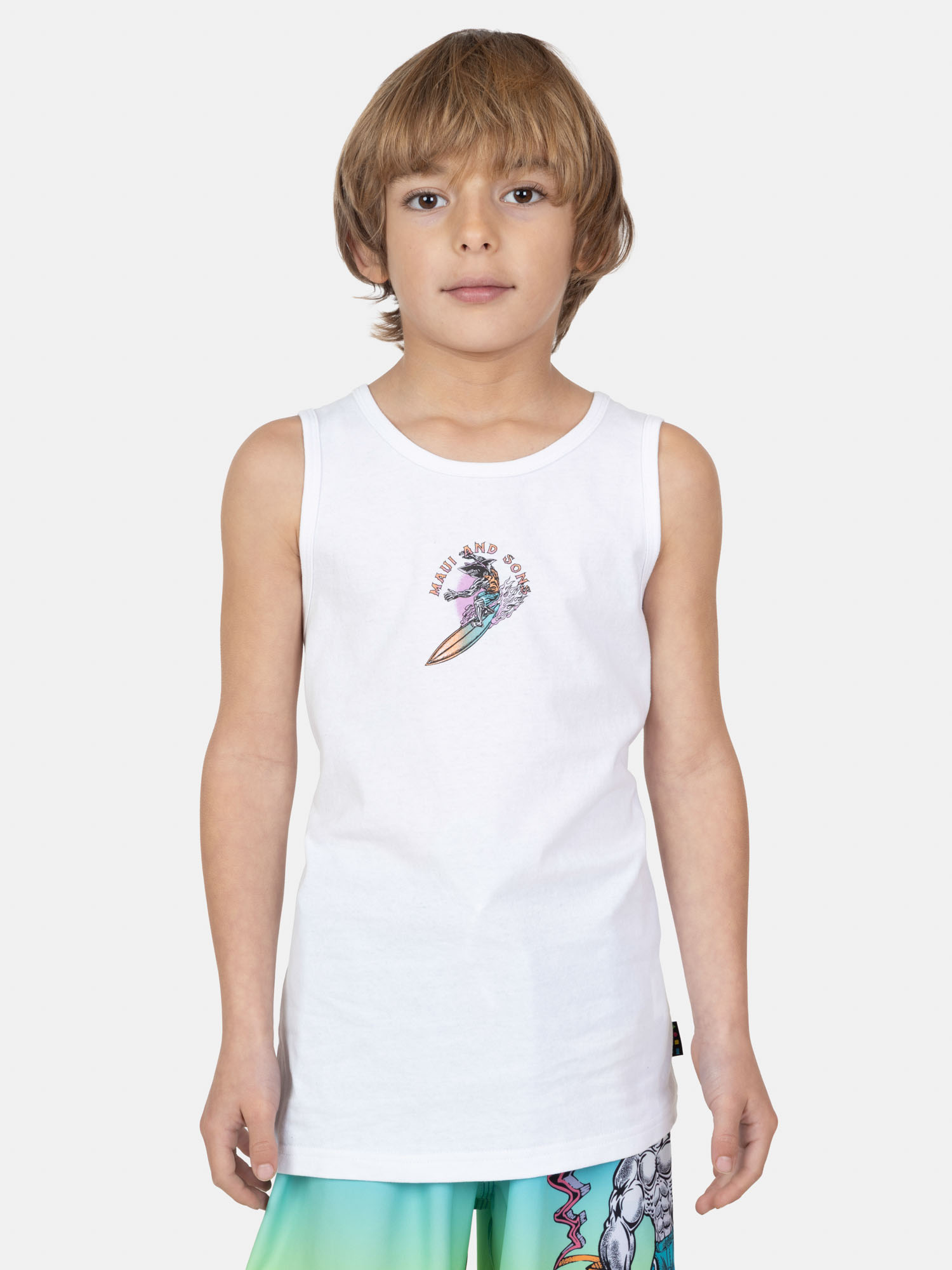 POLERA SM ZOOMY EN COLOR BLANCO INFANTIL MAUI AND SONS - 1