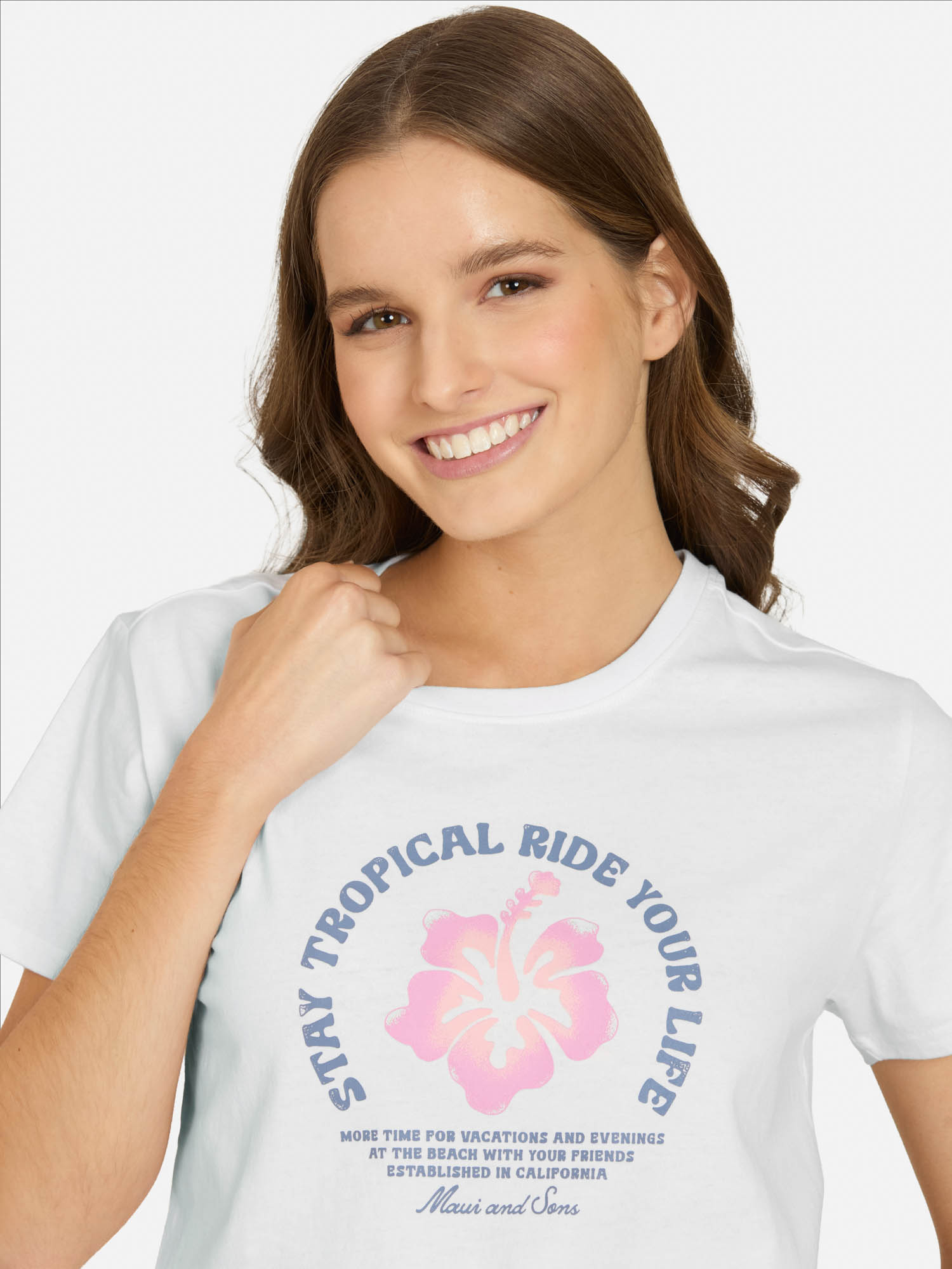 POLERA MC KAILOA EN COLOR BLANCO MUJER MAUI AND SONS - 3