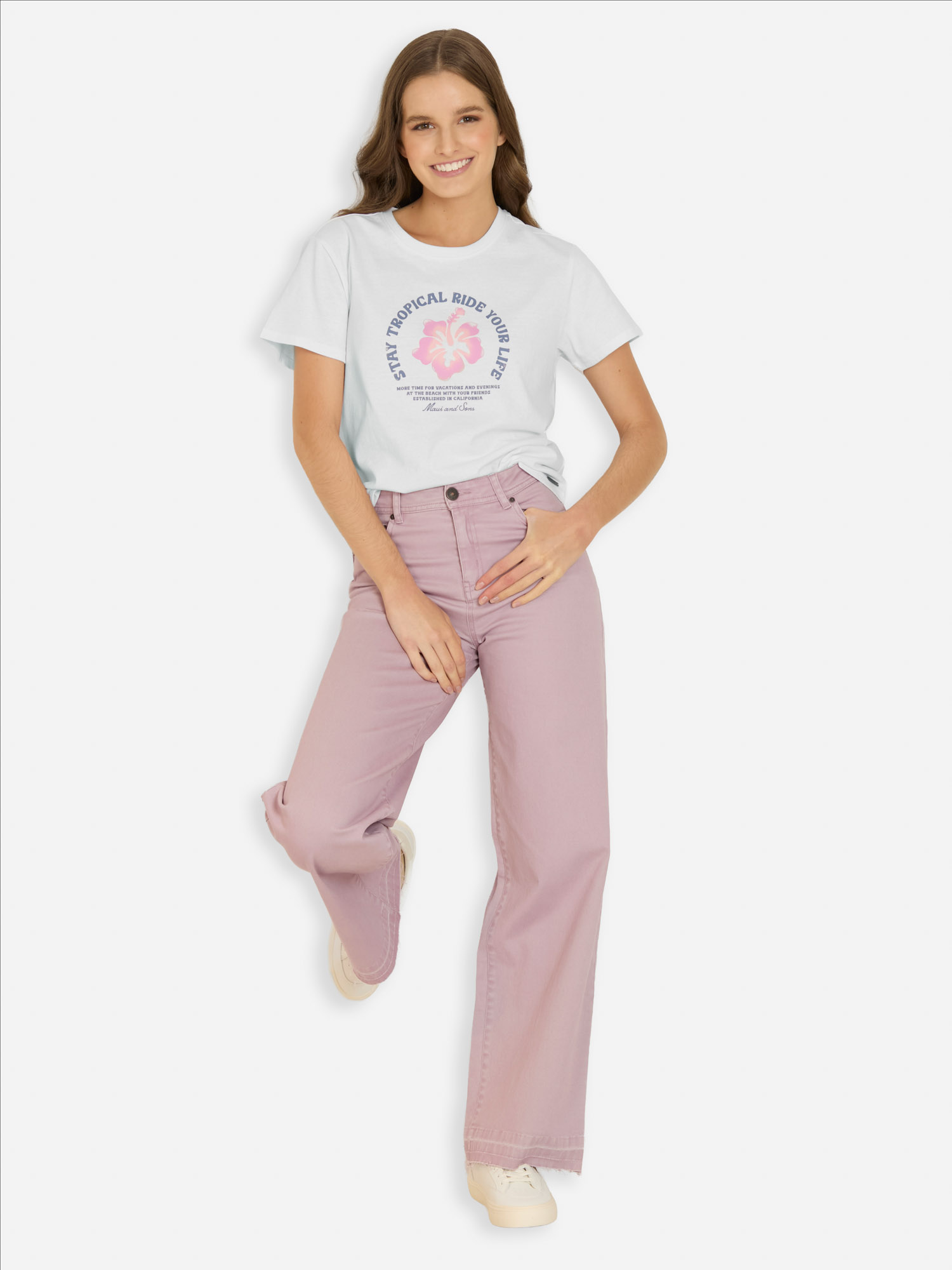 POLERA MC KAILOA EN COLOR BLANCO MUJER MAUI AND SONS - 4