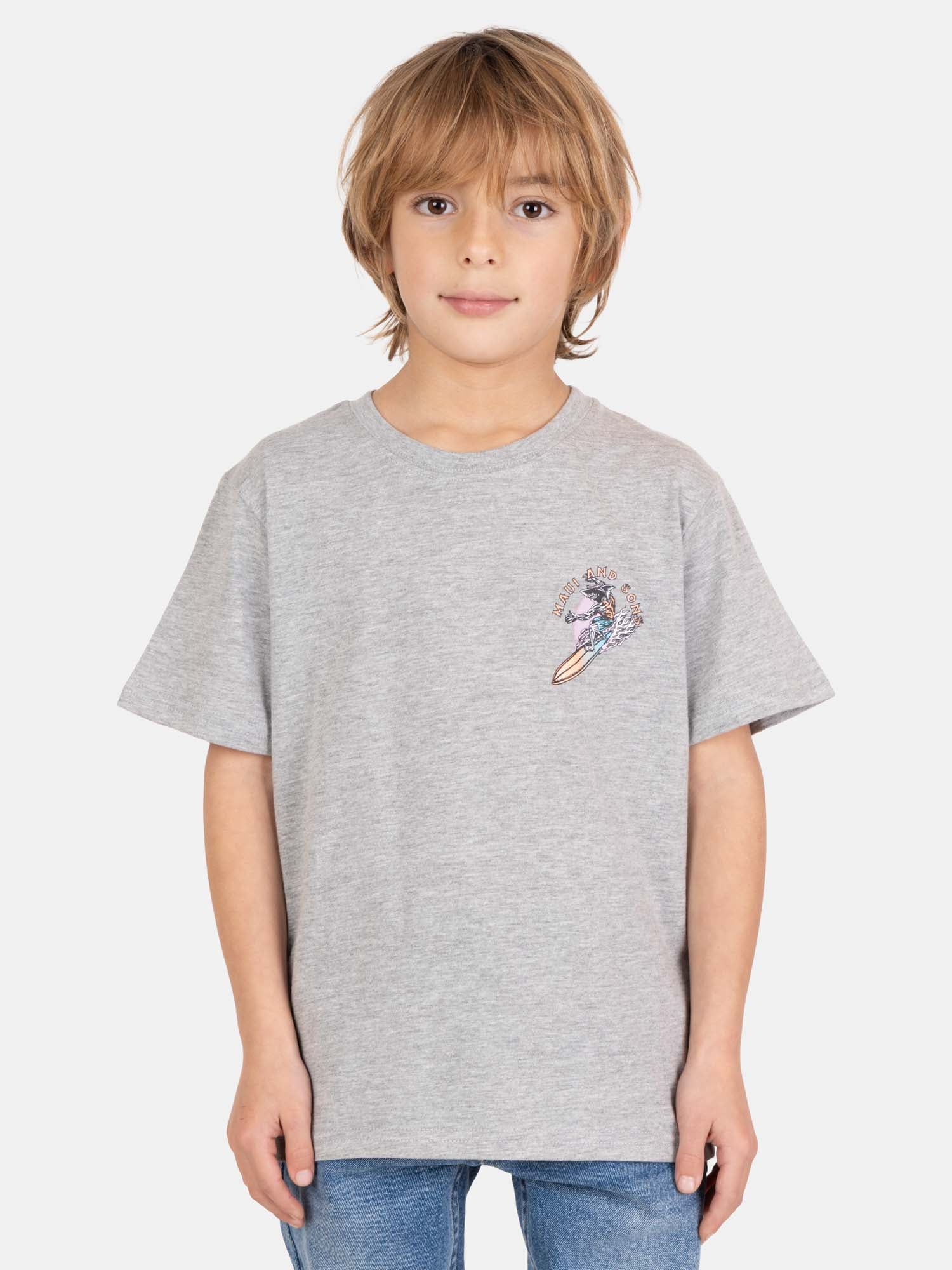 POLERA MC SURFGLOW GRIS INFANTIL MAUI AND SONS - 1
