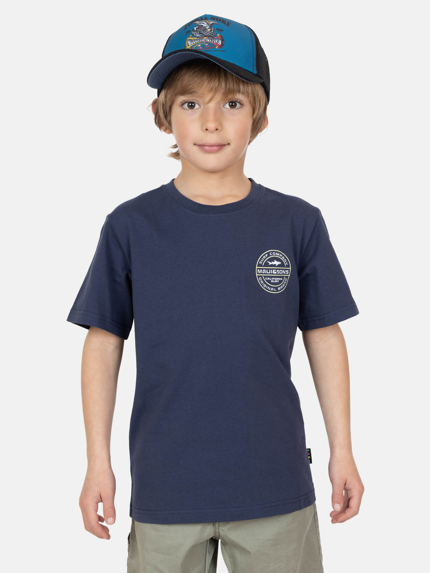 POLERA MC SEATRIBE AZUL INFANTIL MAUI AND SONS - 1