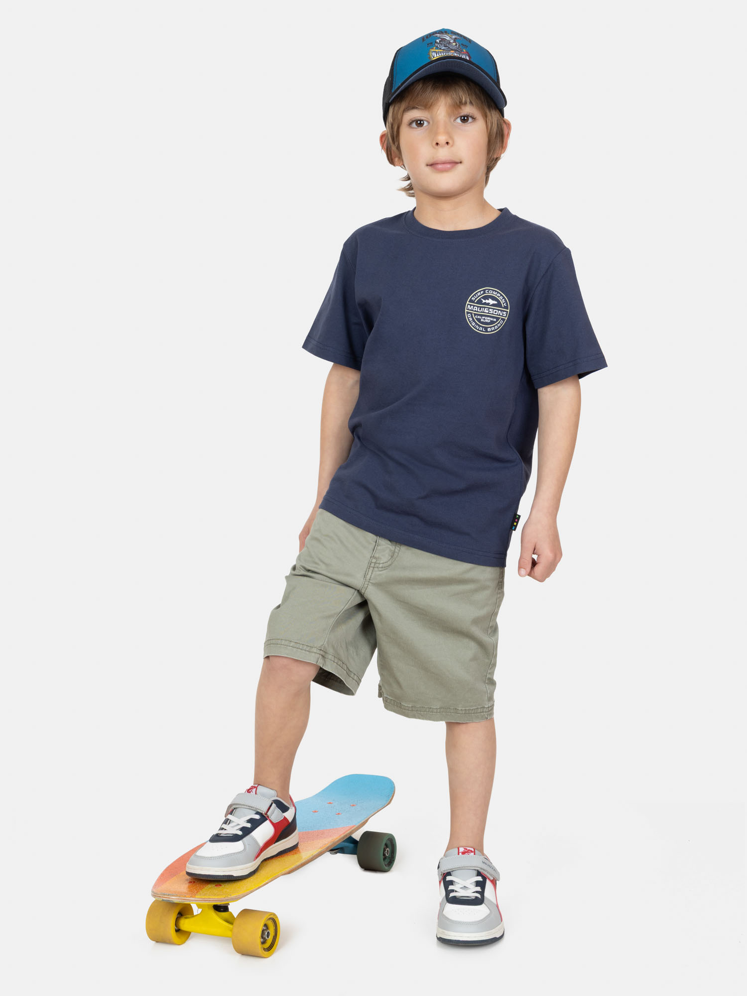 POLERA MC SEATRIBE AZUL INFANTIL MAUI AND SONS - 4