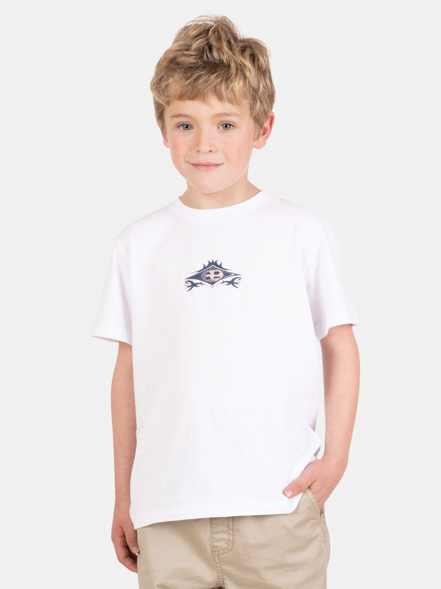 POLERA MC SALVIVA EN COLOR BLANCO INFANTIL MAUI AND SONS - 1
