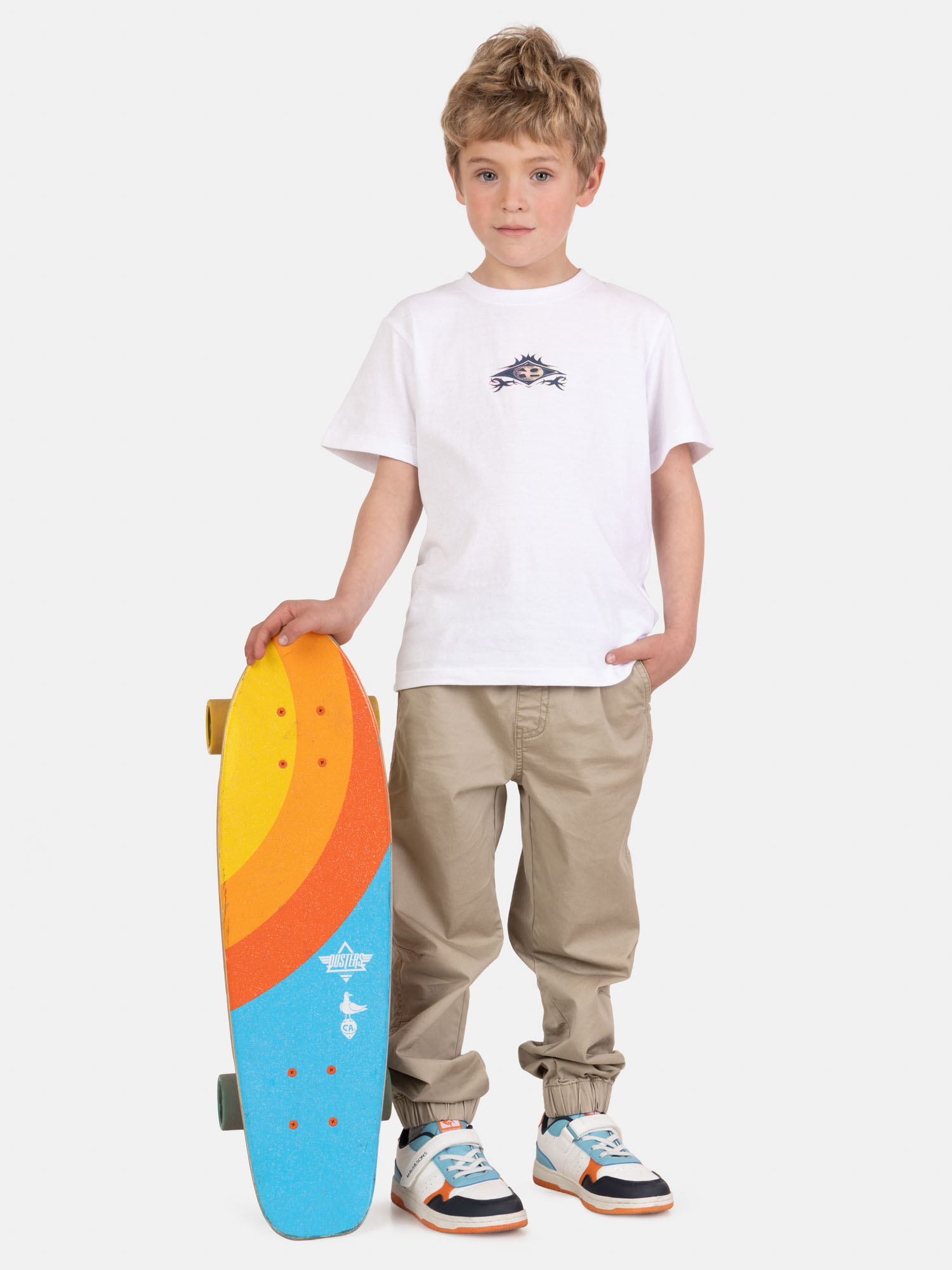 POLERA MC SALVIVA EN COLOR BLANCO INFANTIL MAUI AND SONS - 4