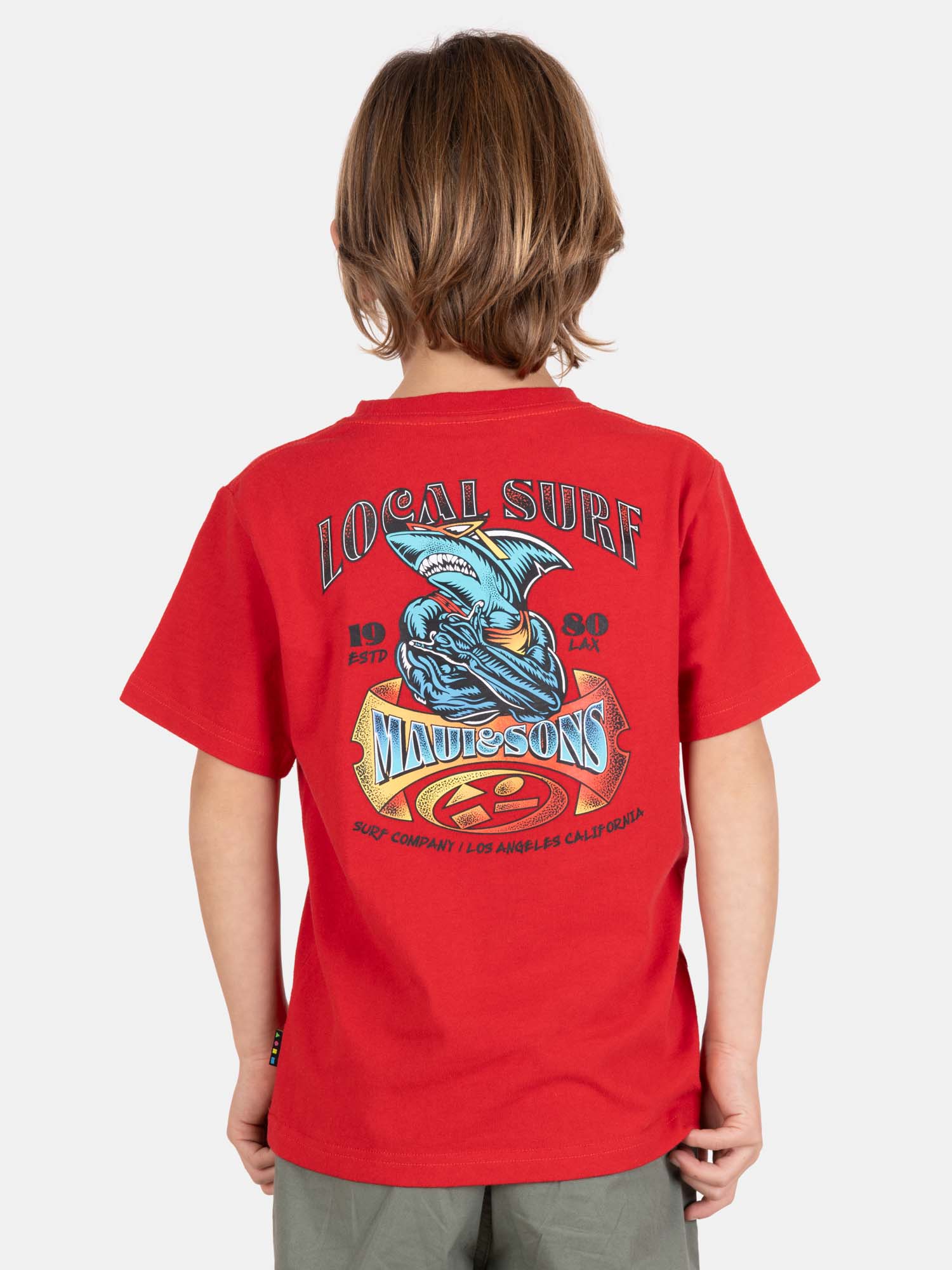 POLERA MC NAUTIKA EN COLOR ROJO INFANTIL MAUI AND SONS - 2