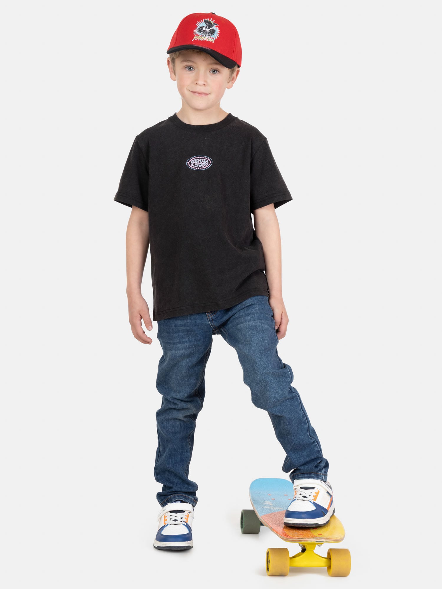 POLERA MC VIBESHORE EN COLOR NEGRO INFANTIL MAUI AND SONS - 4