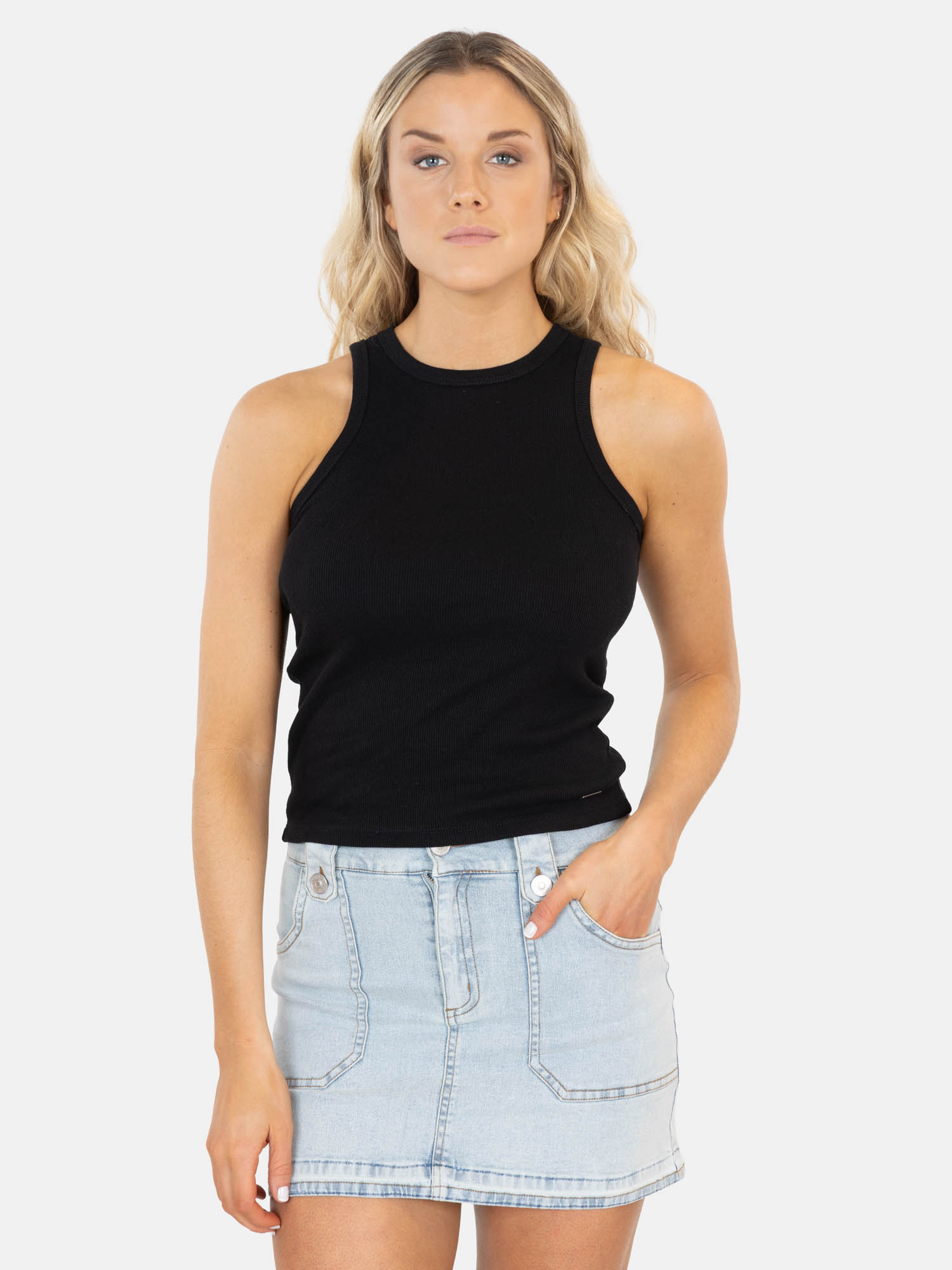 POLERA SM OANI EN COLOR NEGRO MUJER MAUI AND SONS - 1