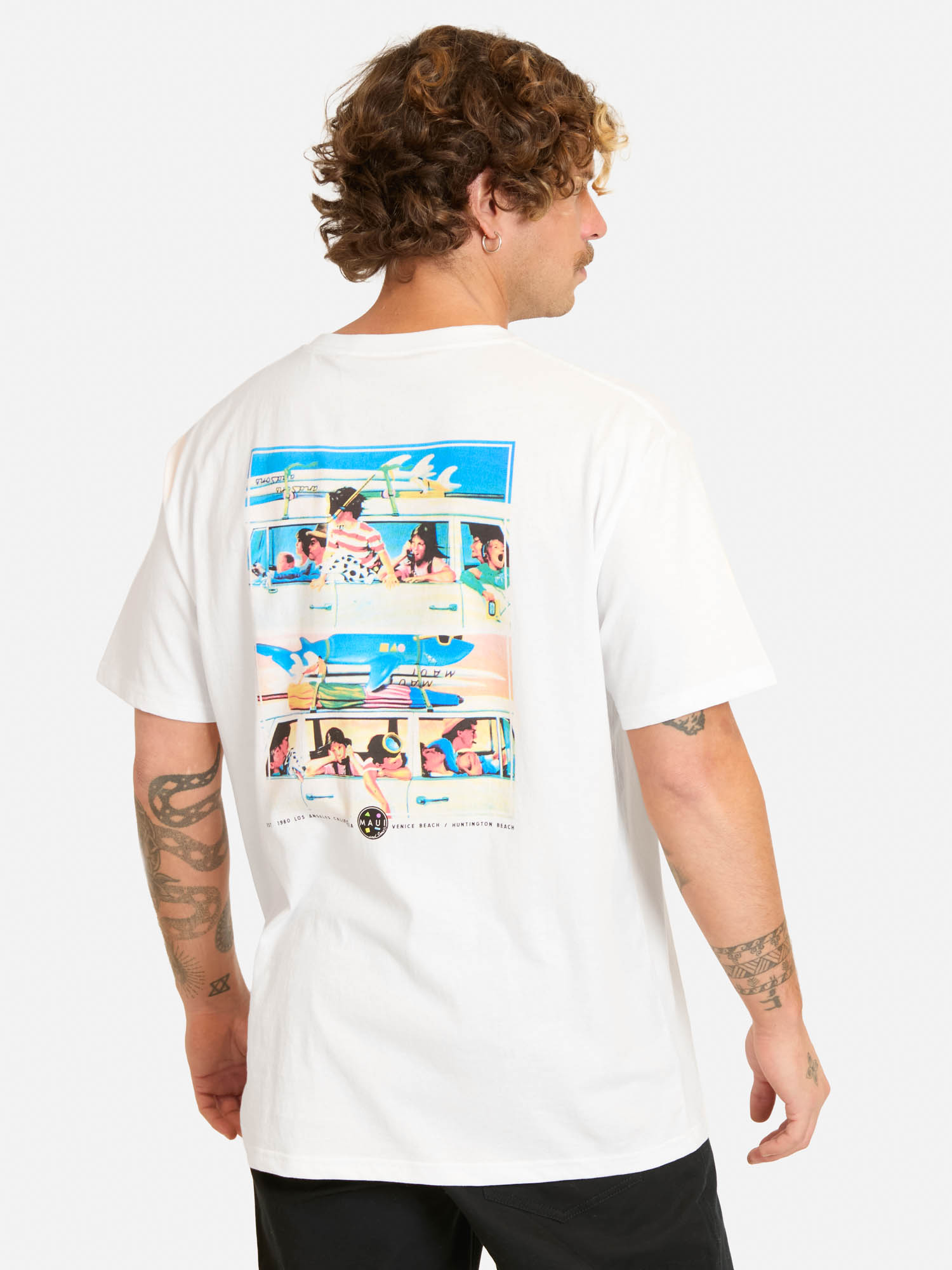 POLERA MC YANIKA EN COLOR BLANCO HOMBRE MAUI AND SONS - 2