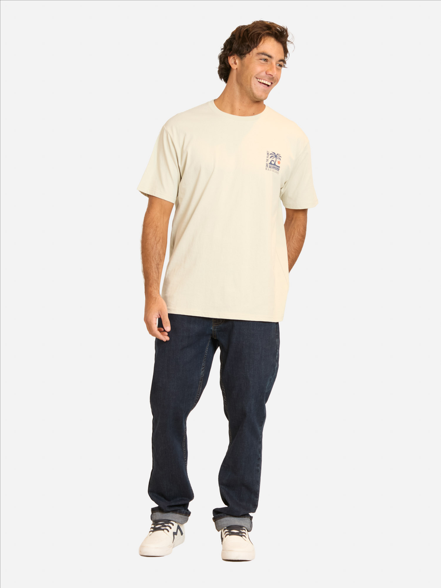 POLERA MC FARUK BEIGE HOMBRE MAUI AND SONS - 4