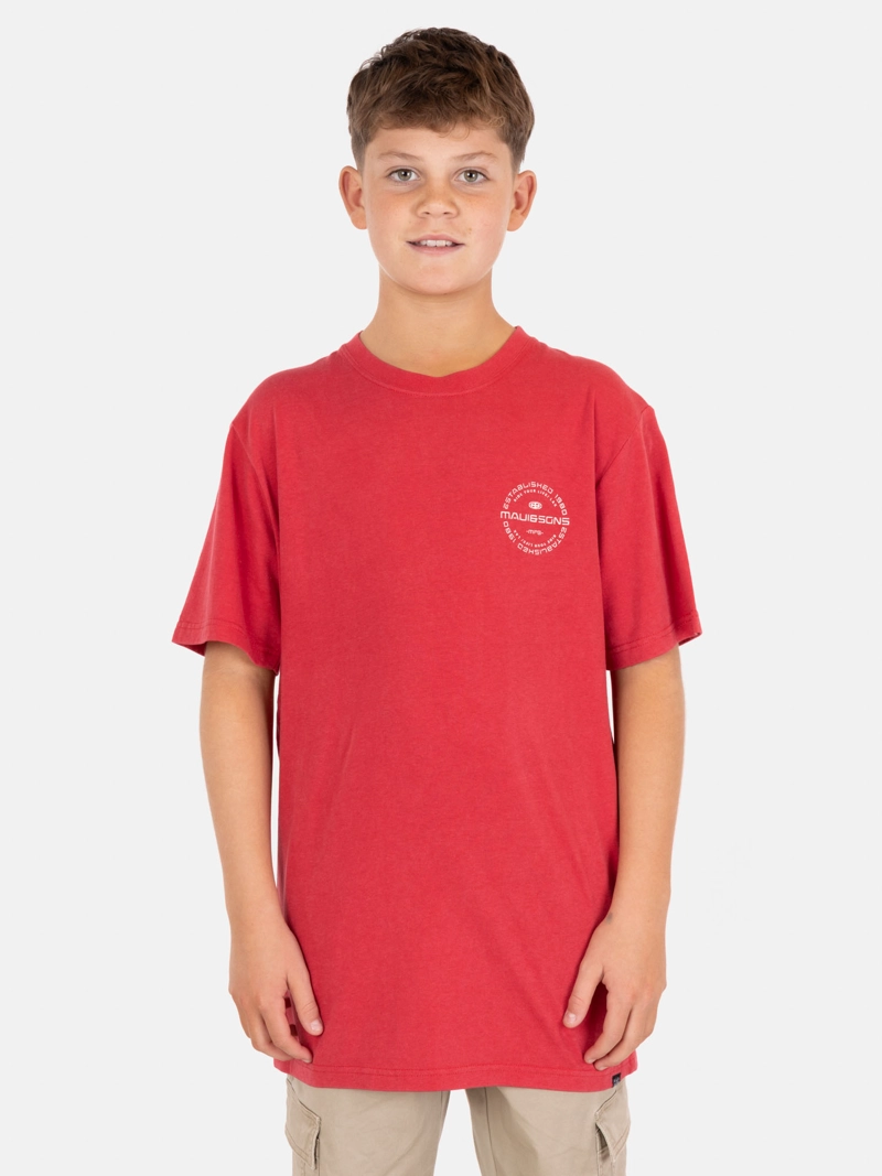 POLERA MC KICKRIDE ROJO INFANTIL MAUI AND SONS - 1