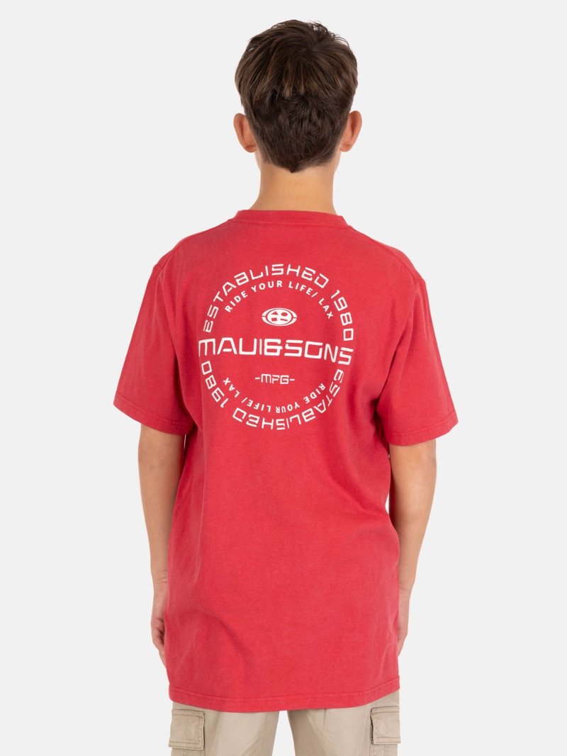 POLERA MC KICKRIDE ROJO INFANTIL MAUI AND SONS - 2