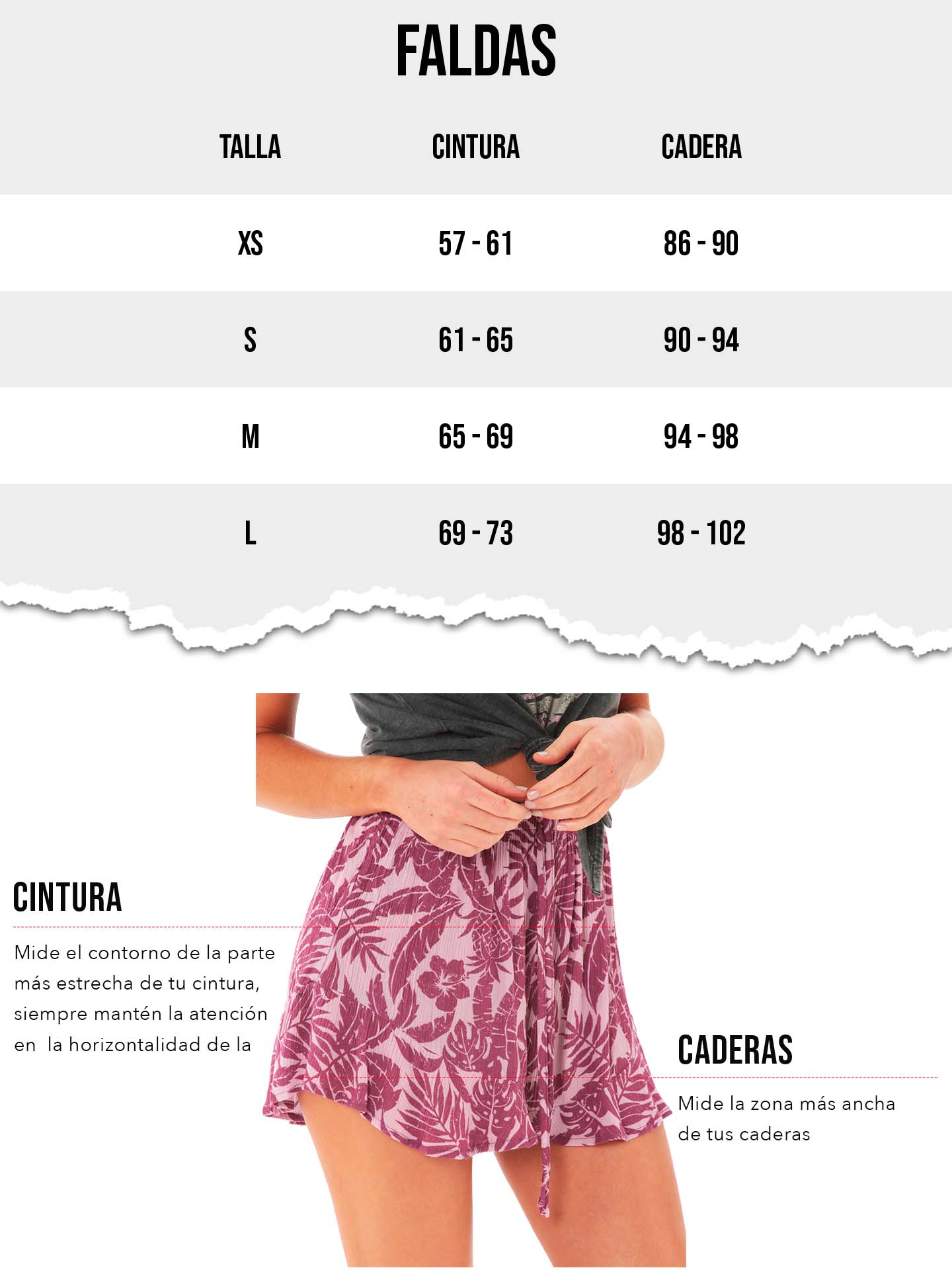 FALDA ARENKA EN COLOR NEGRO MUJER MAUI AND SONS - 5