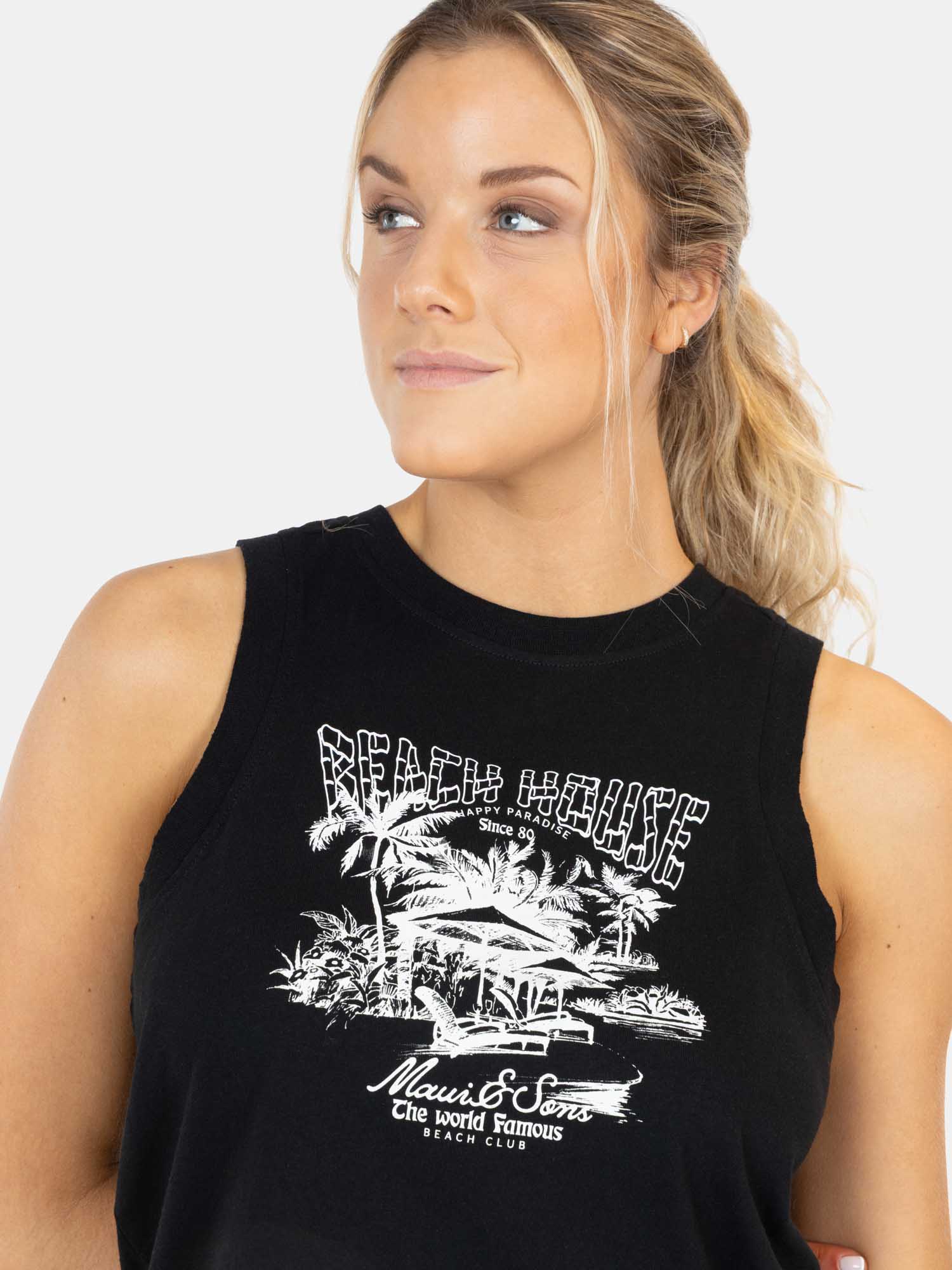 POLERA SM MALU NEGRO MUJER MAUI AND SONS - 3