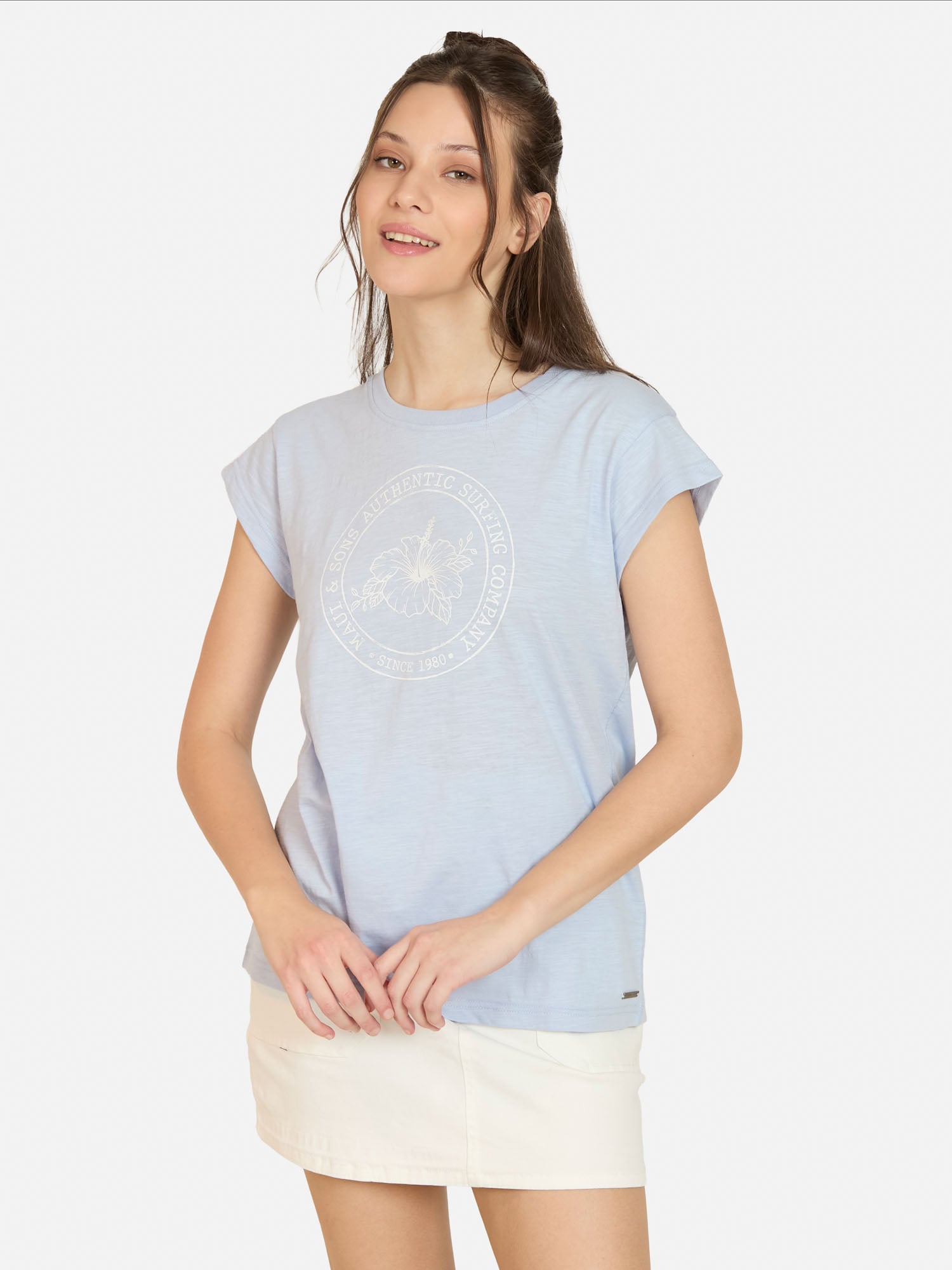 POLERA MC VEYLA MORADO MUJER MAUI AND SONS - 1