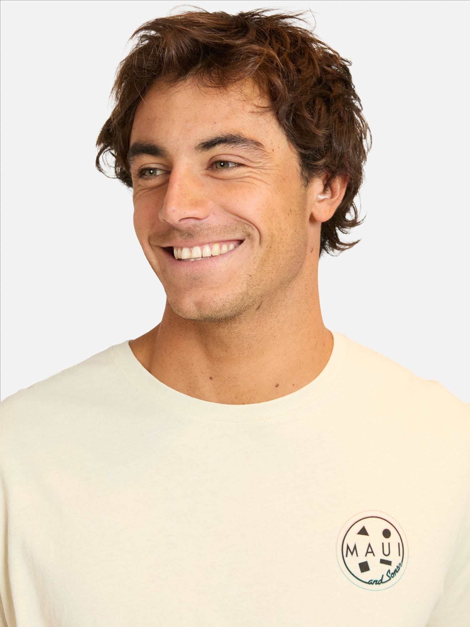 POLERA MC LAWOJA BEIGE HOMBRE MAUI AND SONS - 3