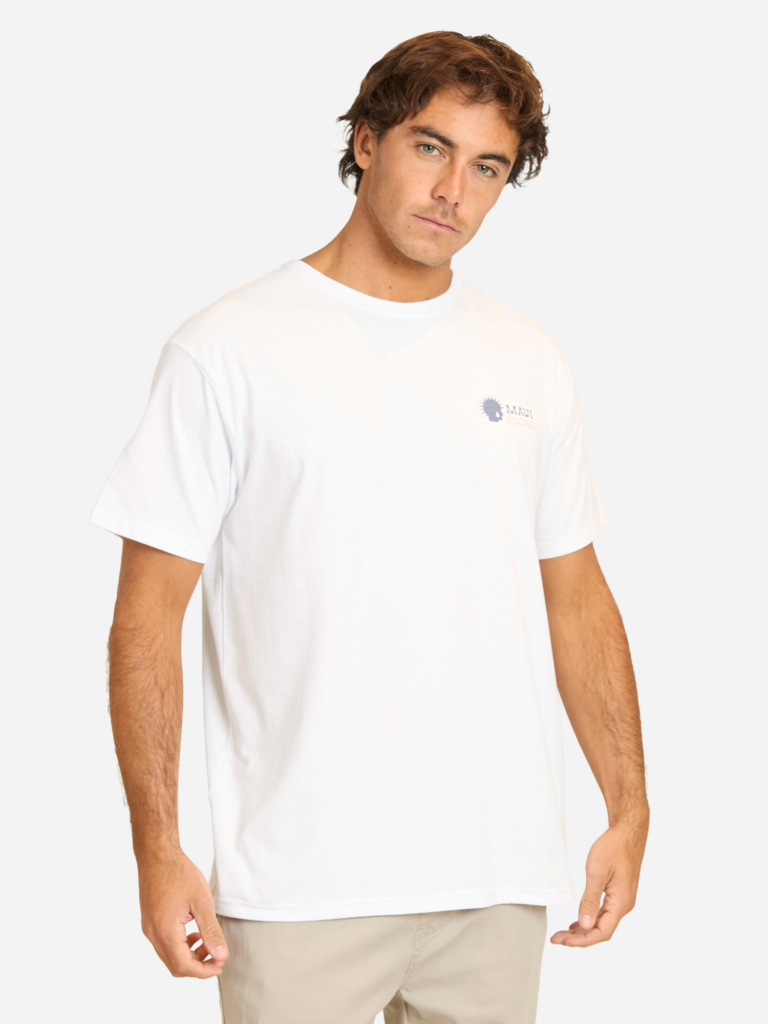 POLERA MC BAFIN EN COLOR BLANCO HOMBRE MAUI AND SONS - 1