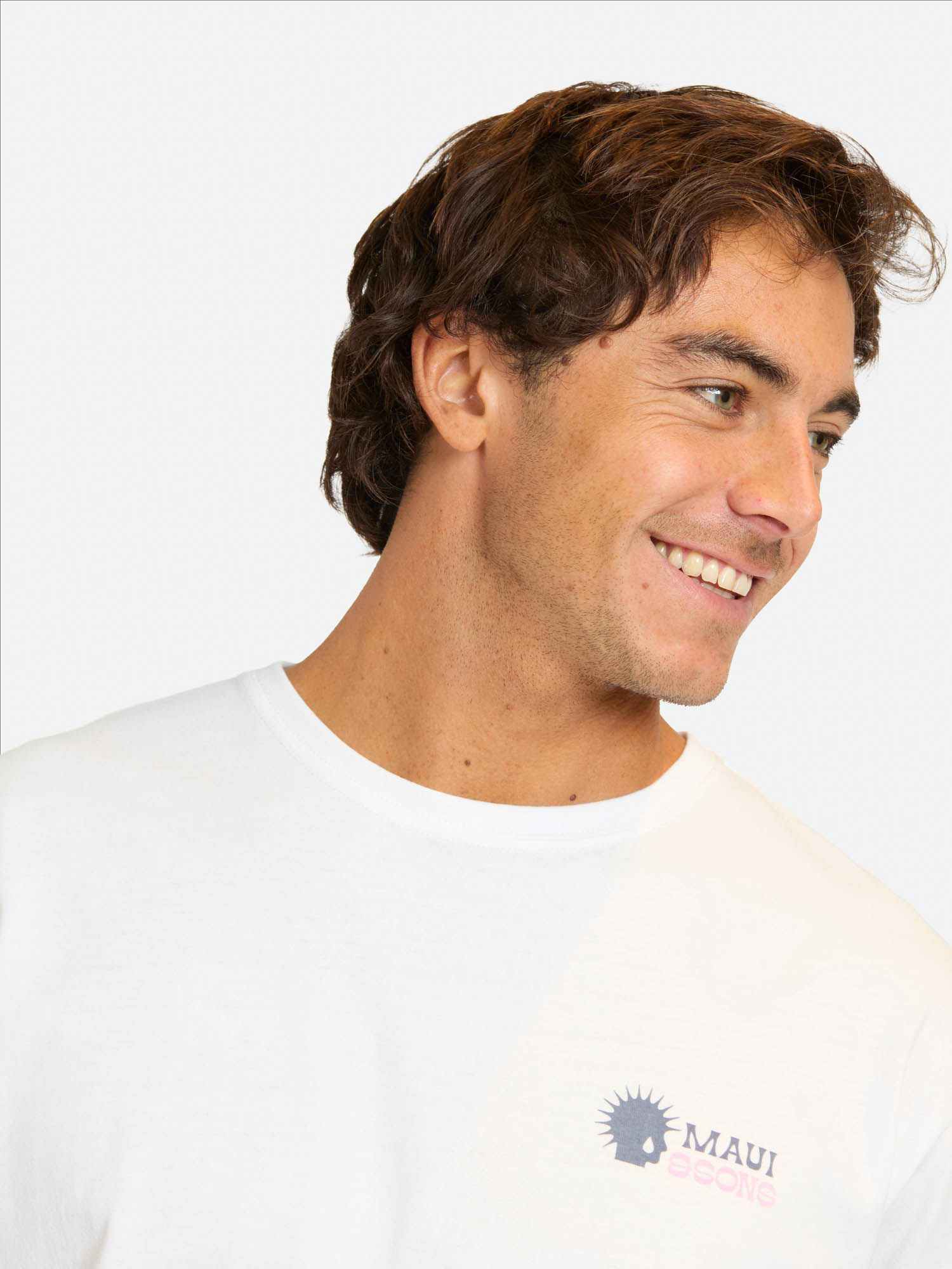 POLERA MC BAFIN EN COLOR BLANCO HOMBRE MAUI AND SONS - 3