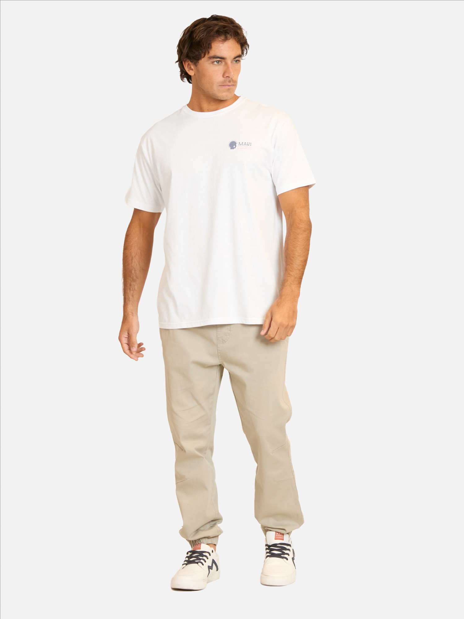 POLERA MC BAFIN EN COLOR BLANCO HOMBRE MAUI AND SONS - 4