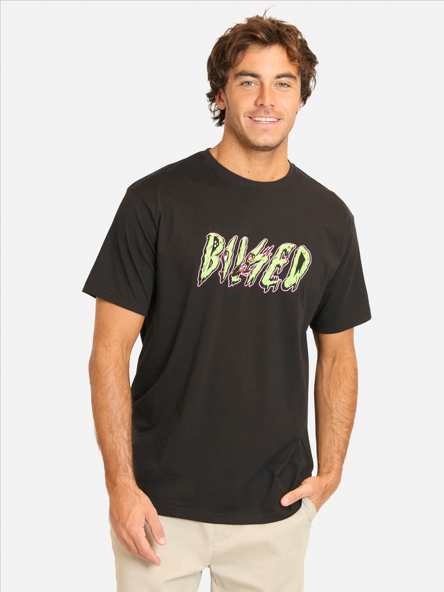 POLERA MC FOLUK EN COLOR NEGRO HOMBRE MAUI AND SONS - 1