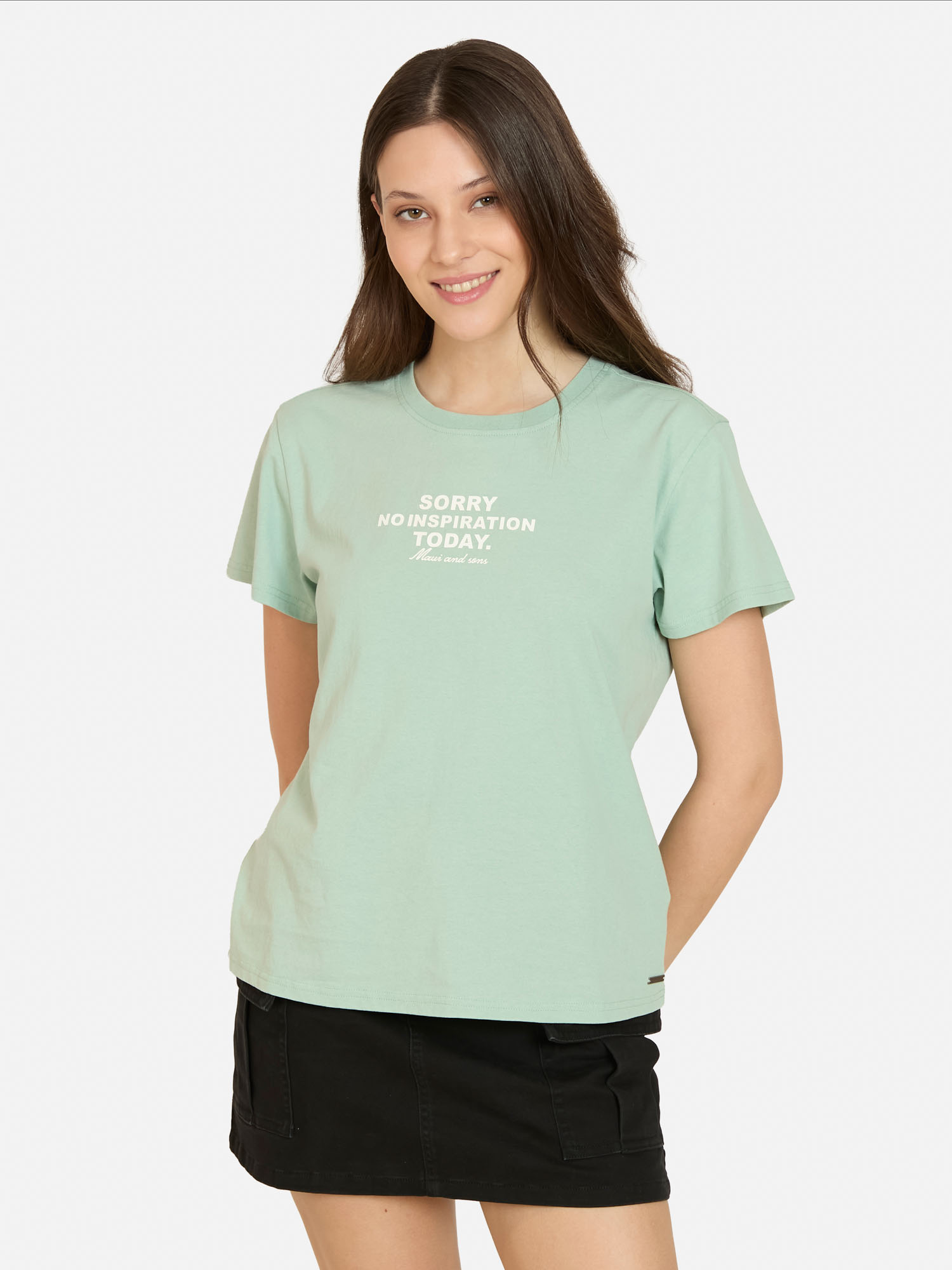 POLERA MC NAYUMI VERDE MUJER MAUI AND SONS - 1