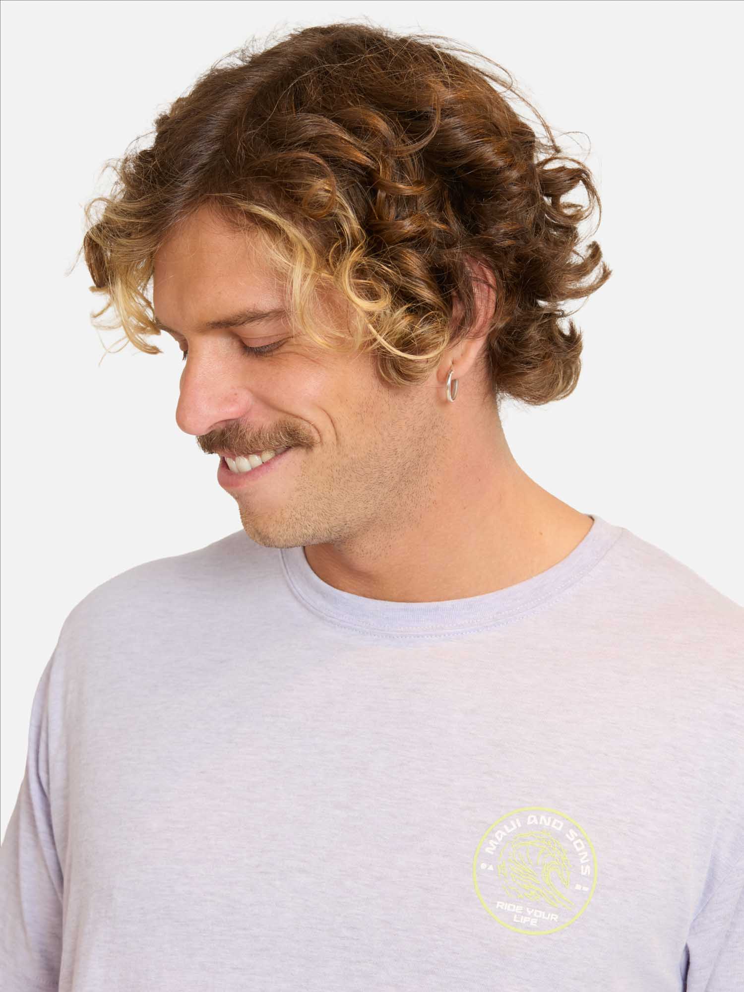 POLERA MC SORADU MORADO HOMBRE MAUI AND SONS - 3