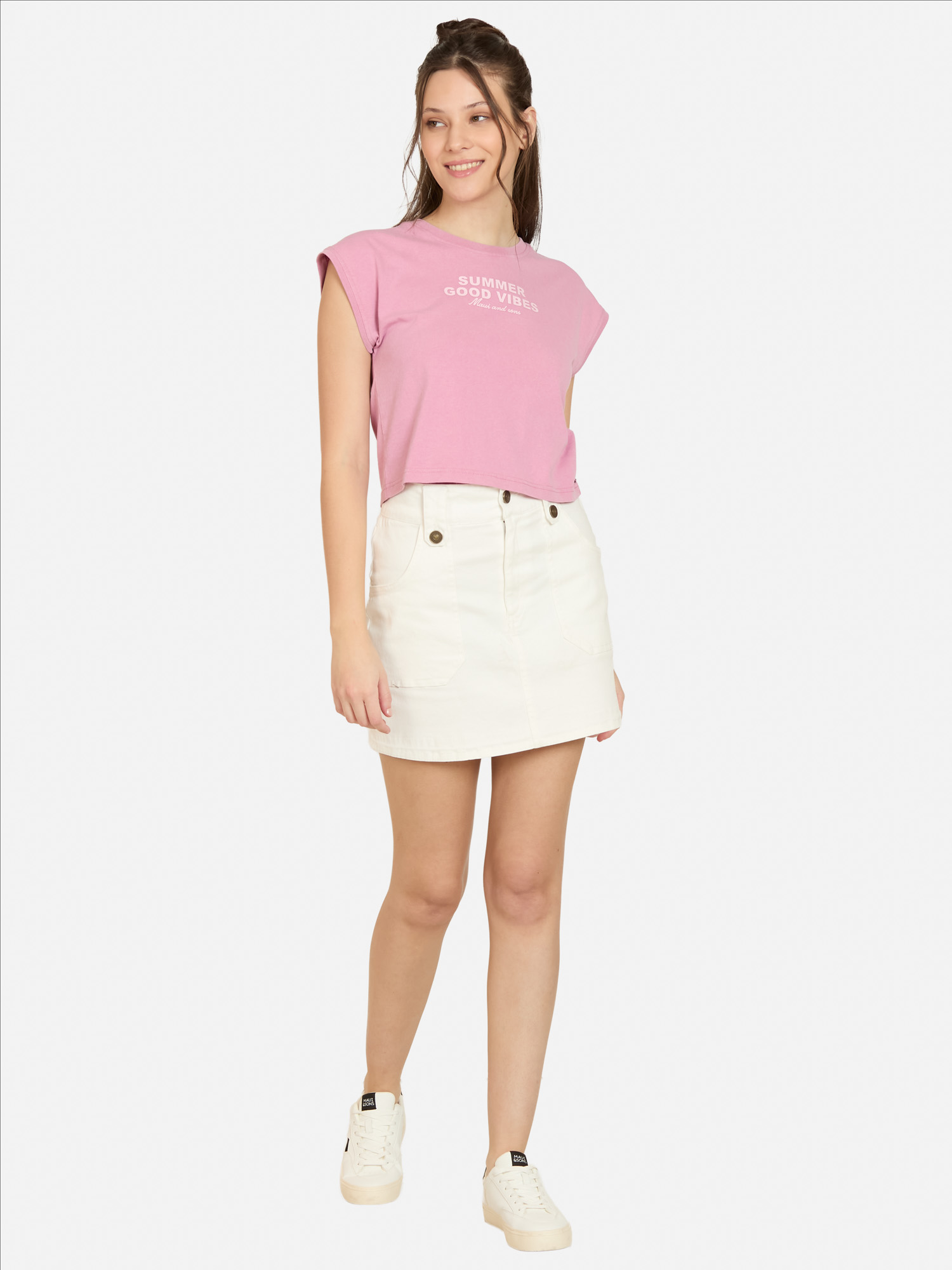POLERA MC AURELIX BURDEO MUJER MAUI AND SONS - 4