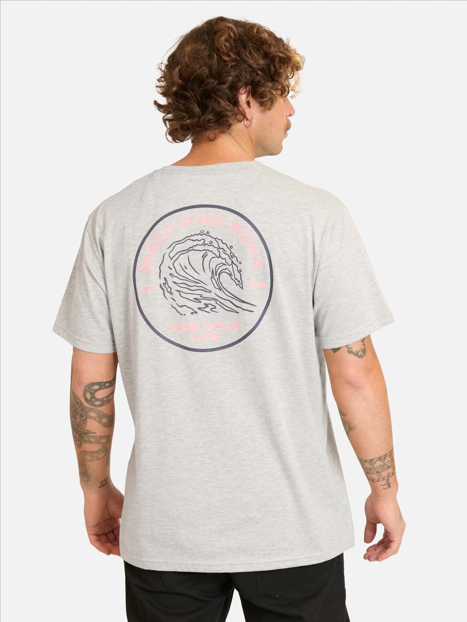 POLERA MC SORADU GRIS HOMBRE MAUI AND SONS - 2