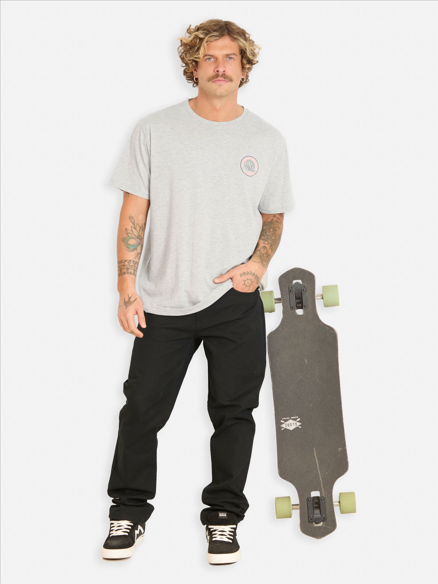 POLERA MC SORADU GRIS HOMBRE MAUI AND SONS - 4