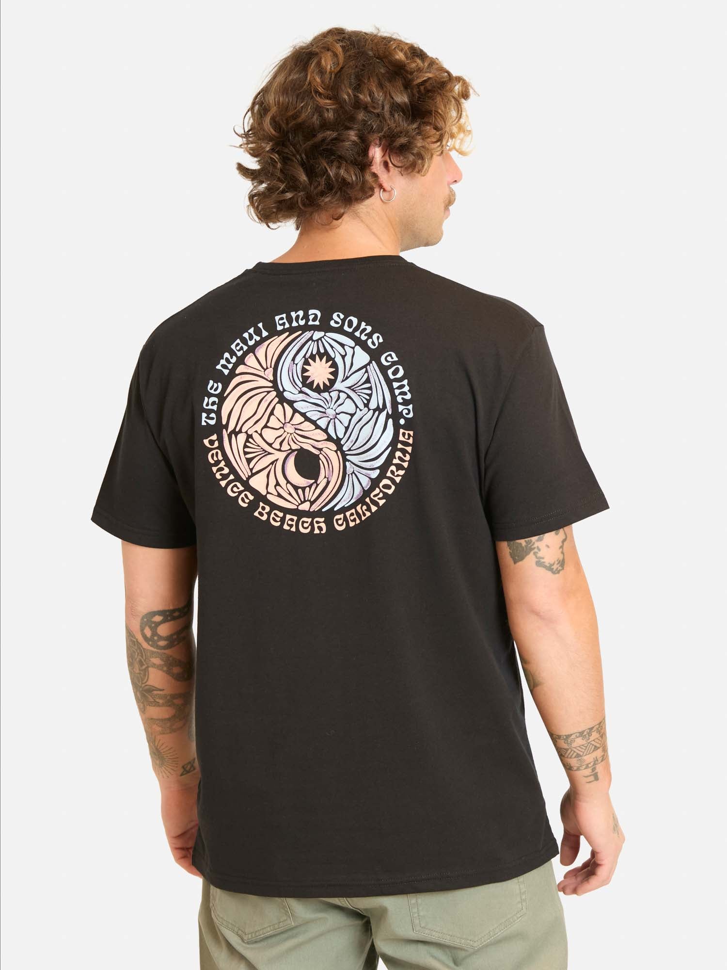 POLERA MC BAZOY EN COLOR NEGRO HOMBRE MAUI AND SONS - 2