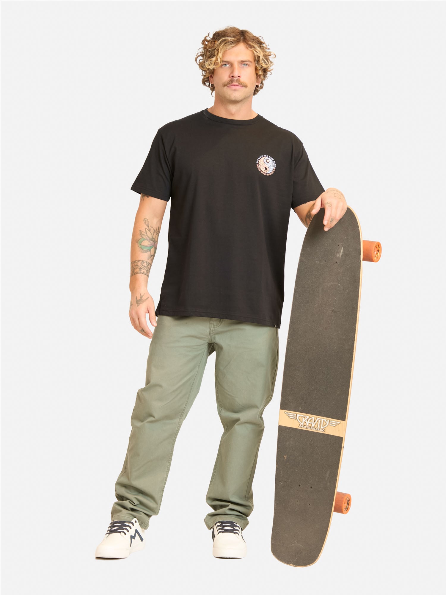 POLERA MC BAZOY EN COLOR NEGRO HOMBRE MAUI AND SONS - 4
