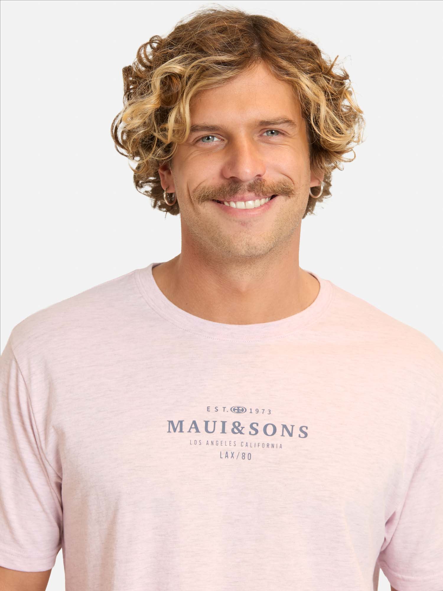 POLERA MC TIVAMO ROSADO HOMBRE MAUI AND SONS - 3